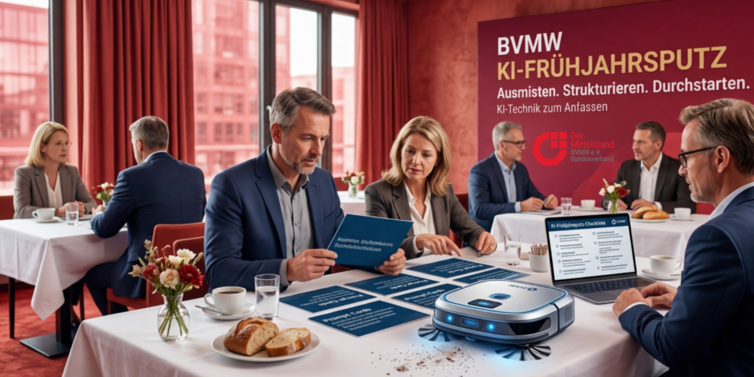 Header KI-Frühjahrsputz, wirkliche Praxis für Ihr Unternehmen