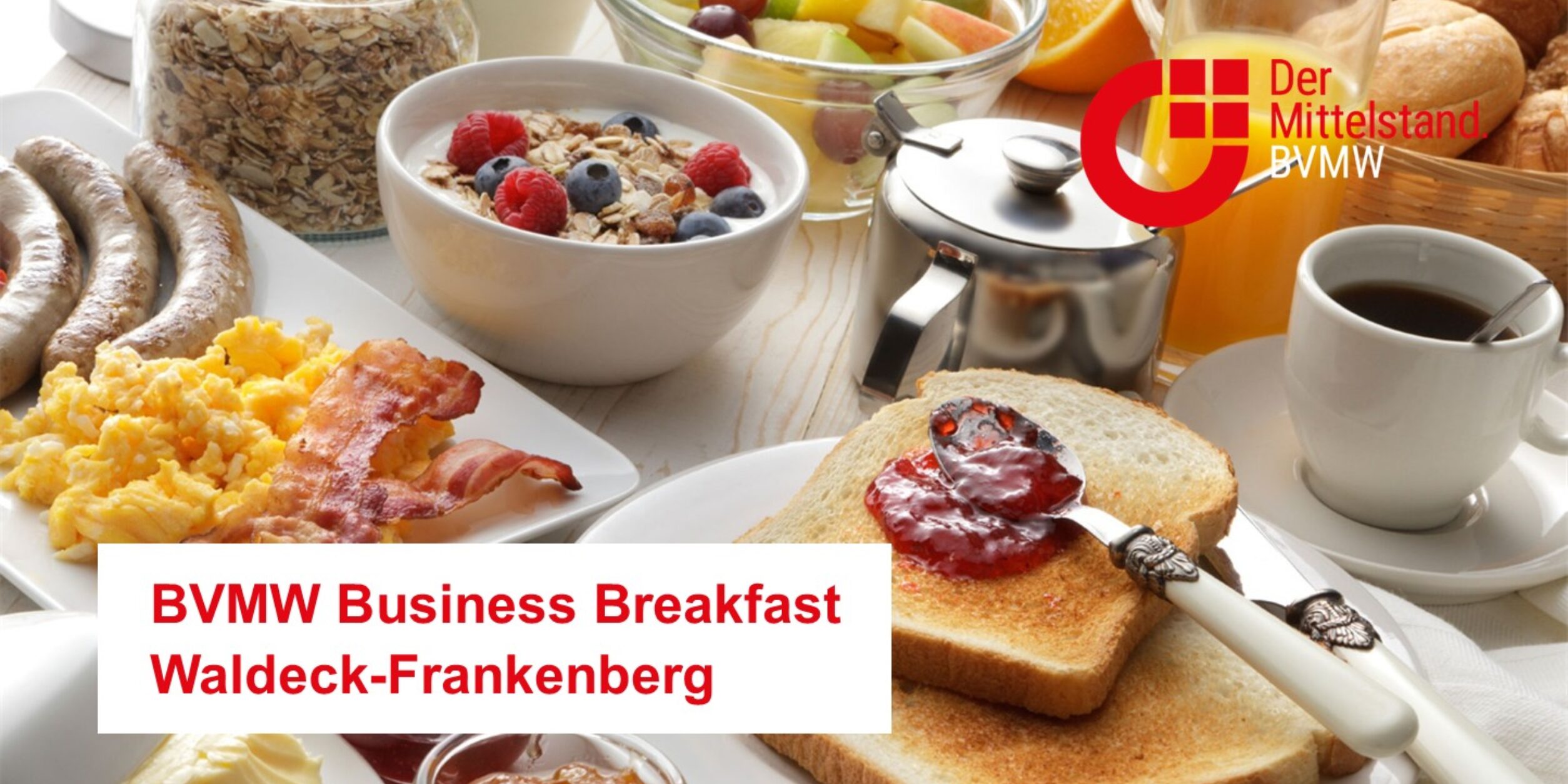 Header BVMW Business Breakfast Waldeck-Frankenberg – Netzwerken am Morgen für den Mittelstand - KORBACH