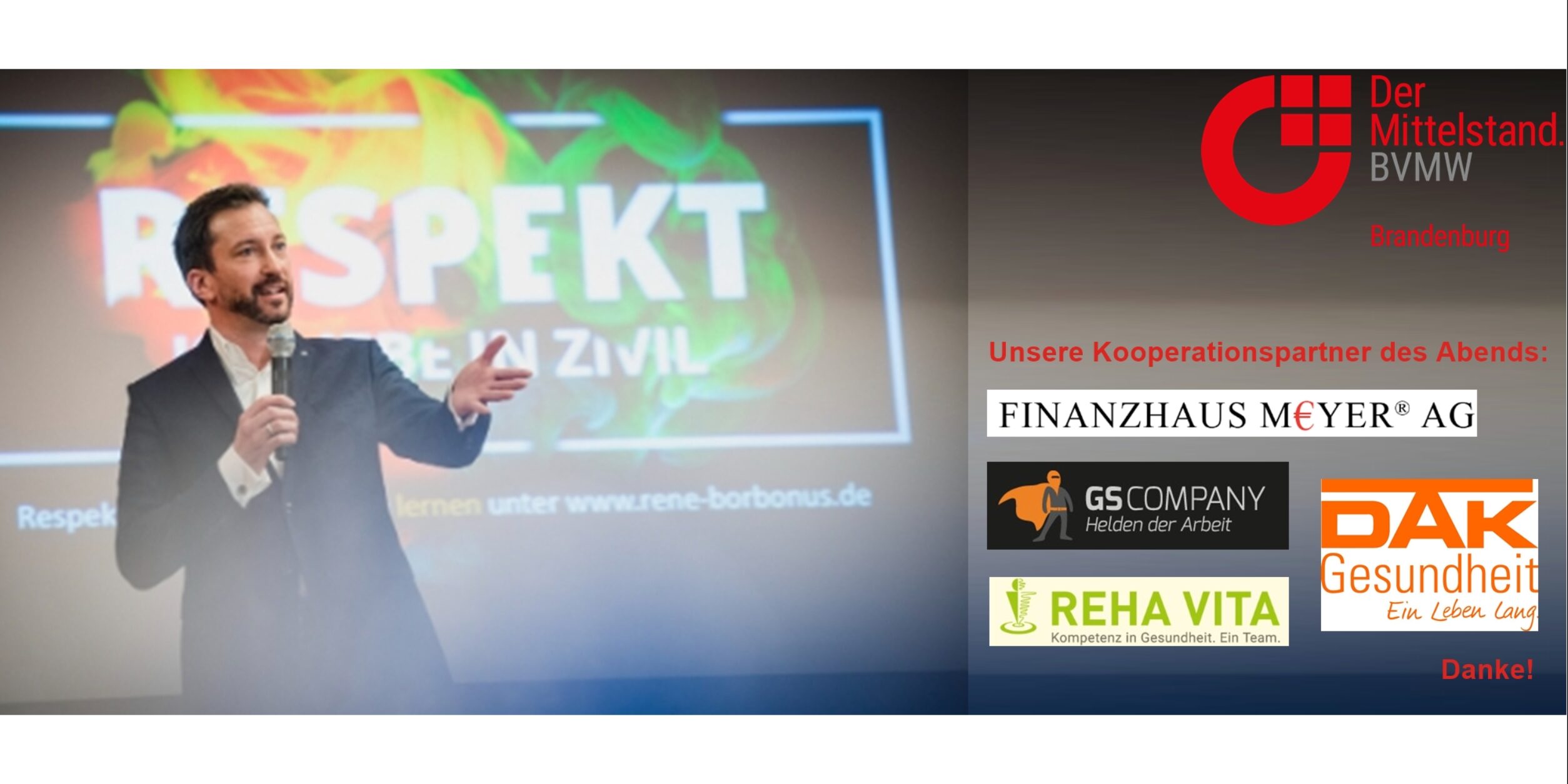 Header BVMW "Top Referent" mit René Borbonus