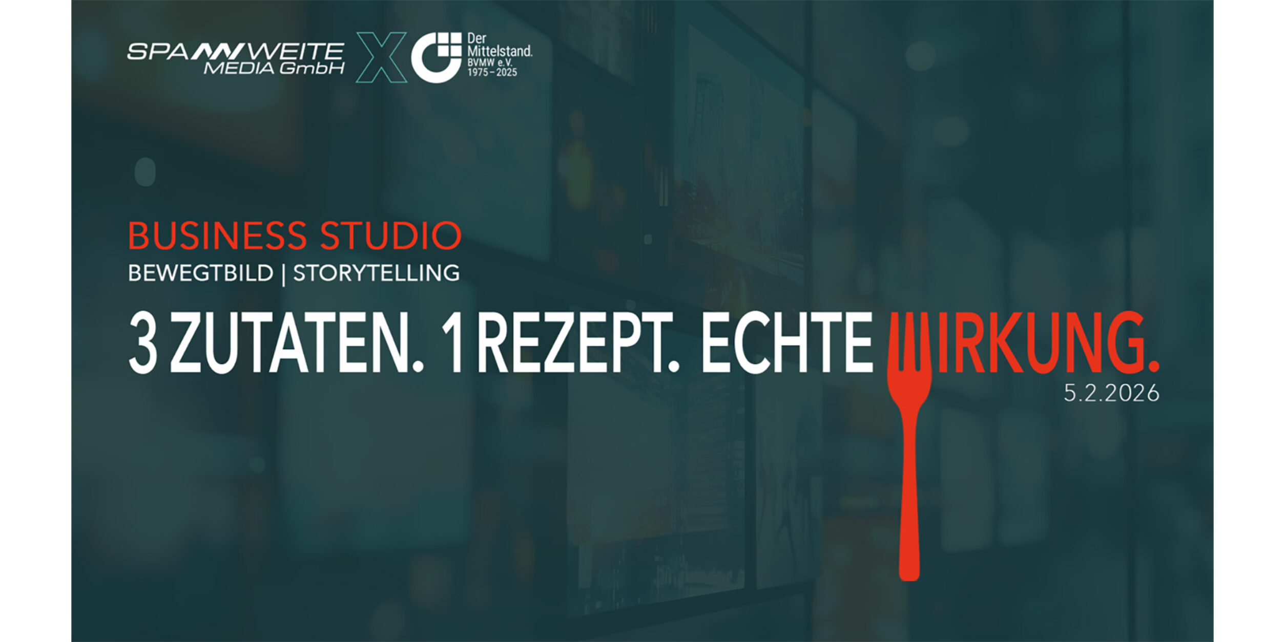 Header BVMW @ Spannweite Media 3. BUSINESS STUDIO