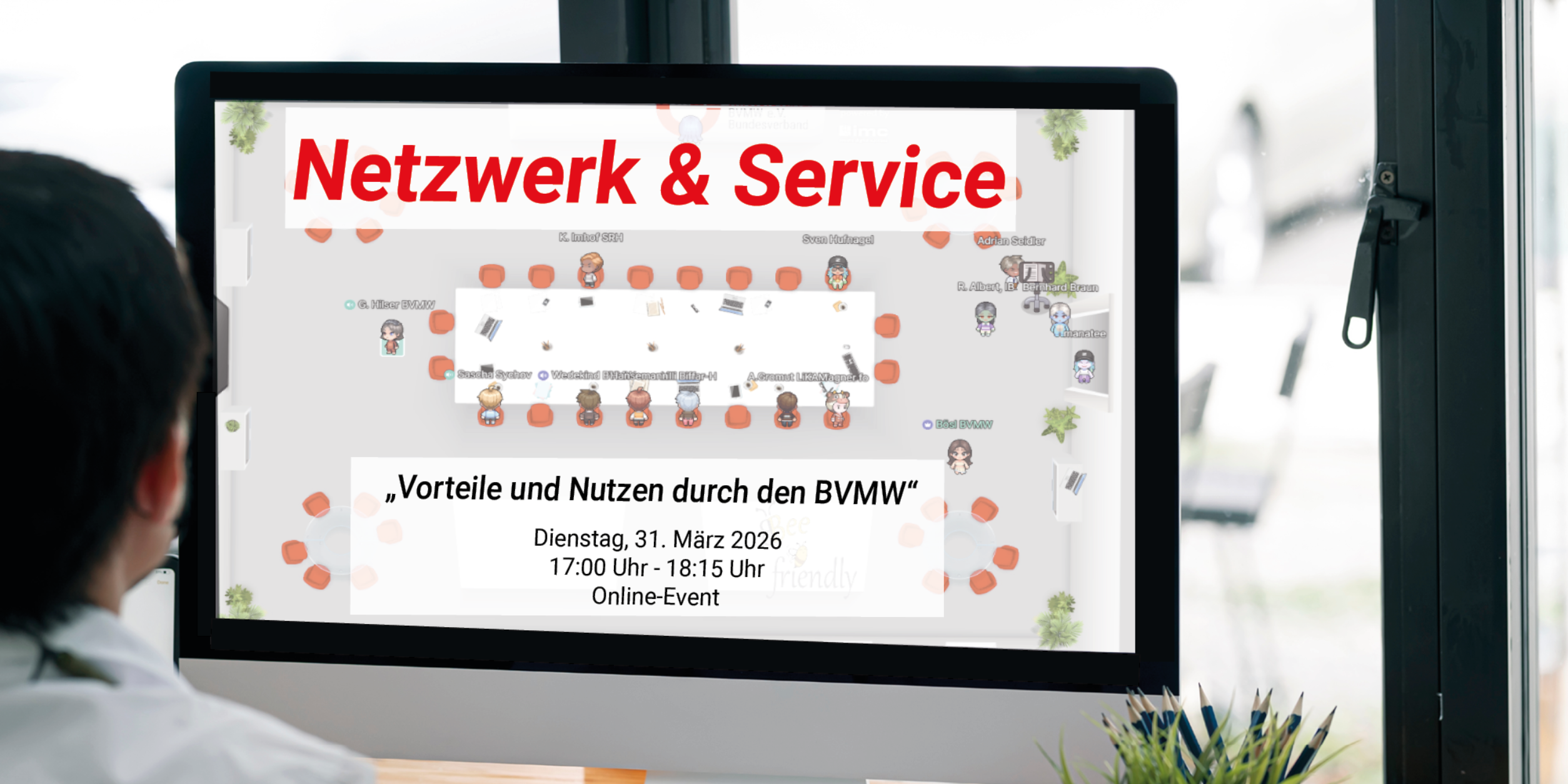 Header Netzwerk & Service: “Vorteile und Nutzen durch den BVMW”