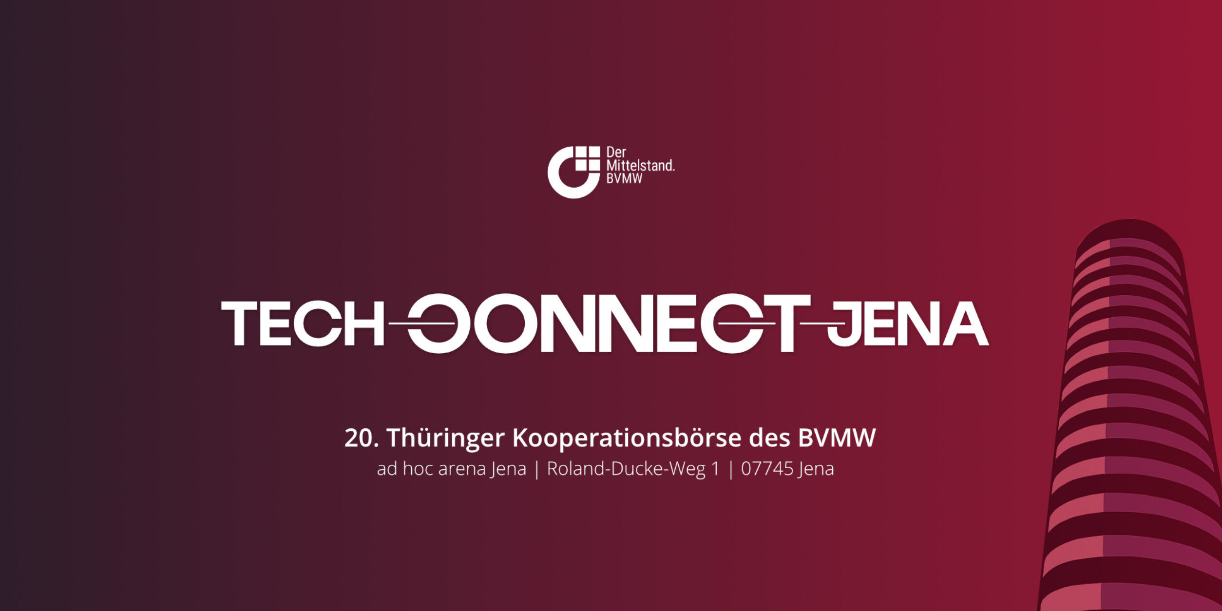 Header 20. BVMW-Kooperationsbörse „TechConnect Jena“