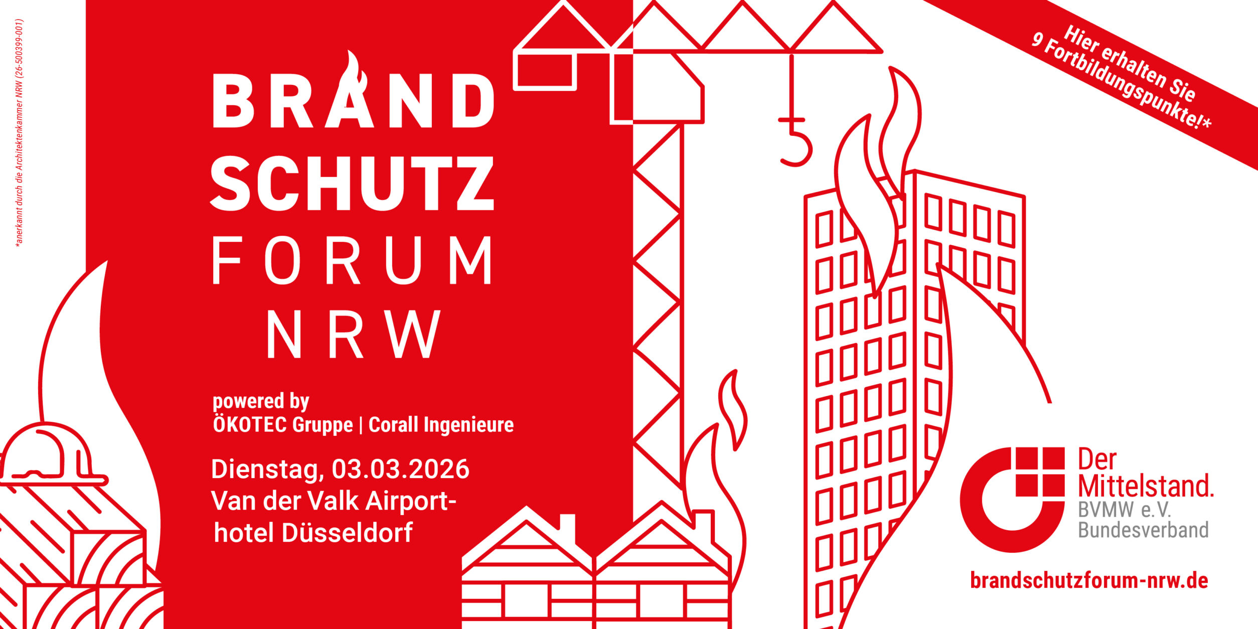 Header Brandschutzforum-NRW 2026 - Was wird sich im Brandschutz in NRW ändern?