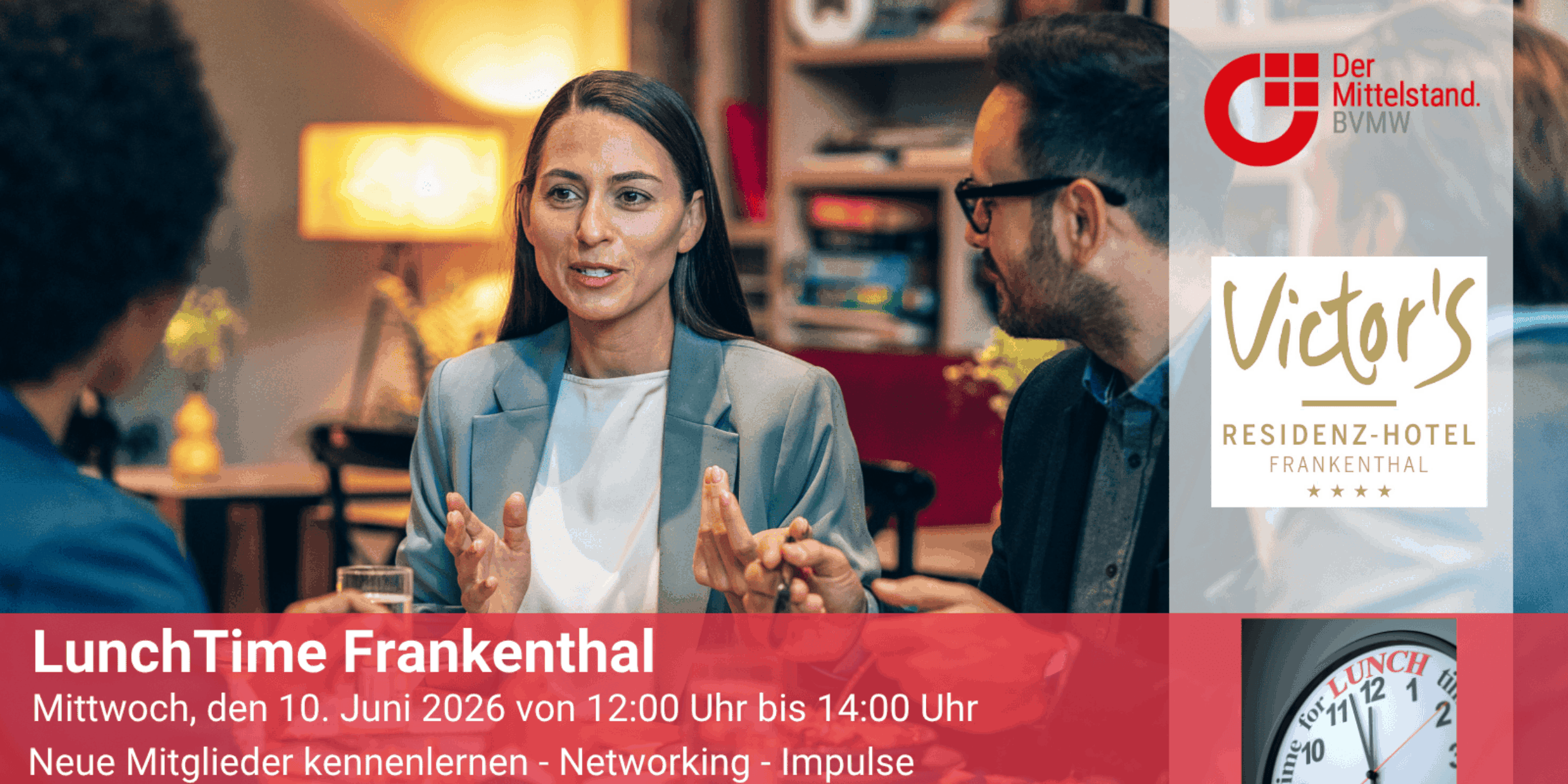 Header LunchTime im Victor's Frankenthal