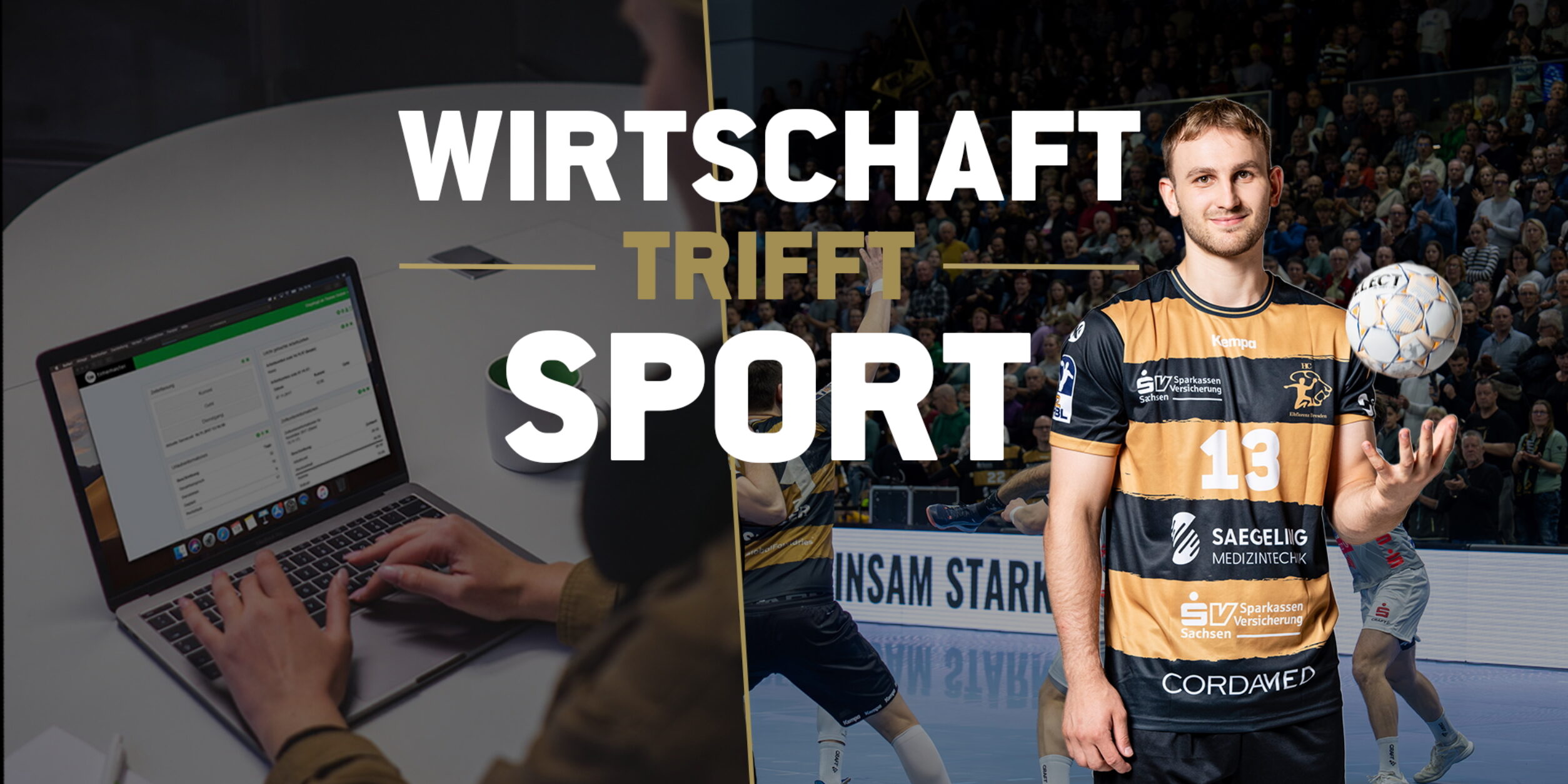 Header "Wirtschaft & Sport – Zukunft gestalten"  HC Elbflorenz & BVMW