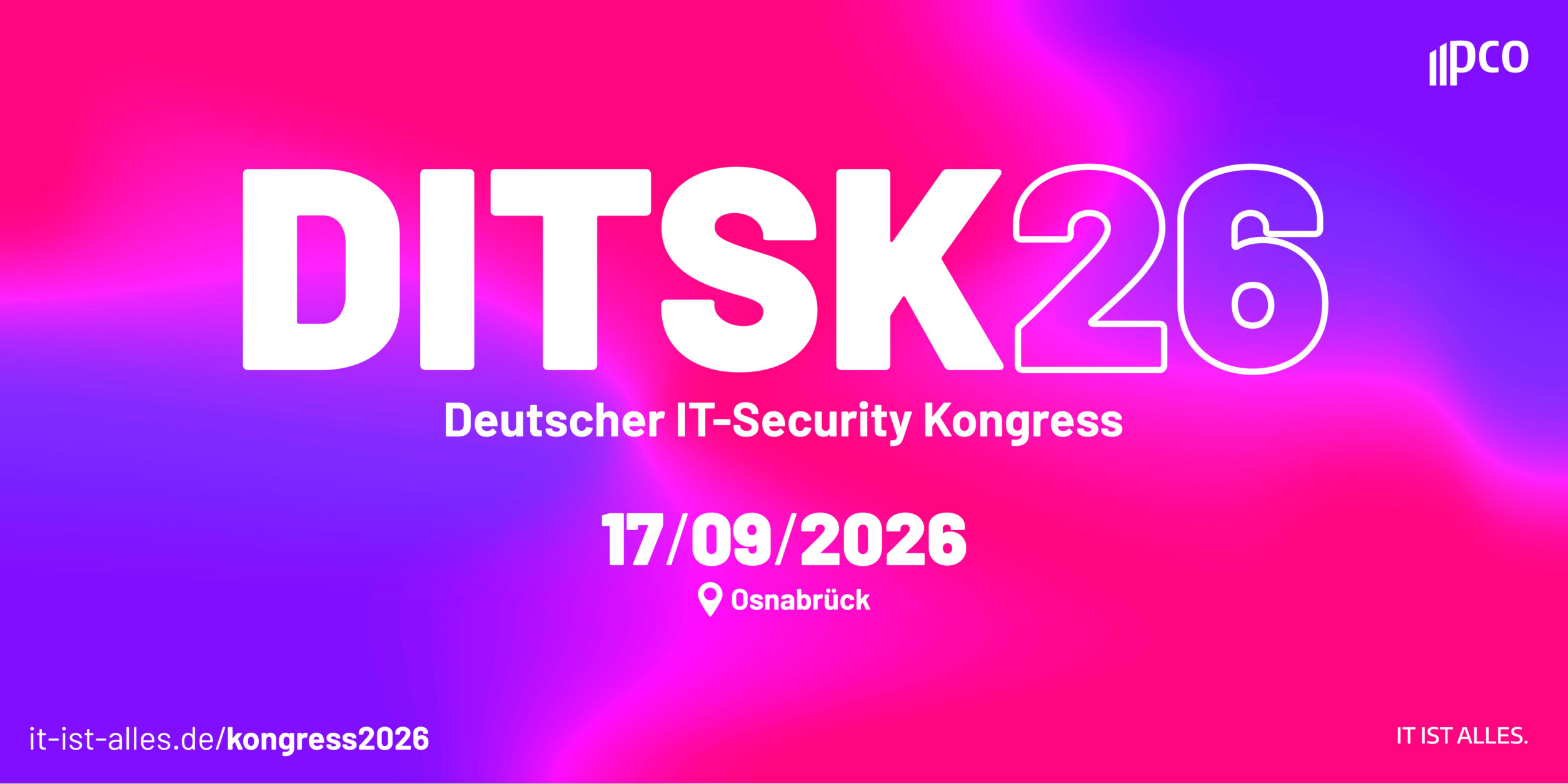 Header Deutscher IT-Security Kongress 2026