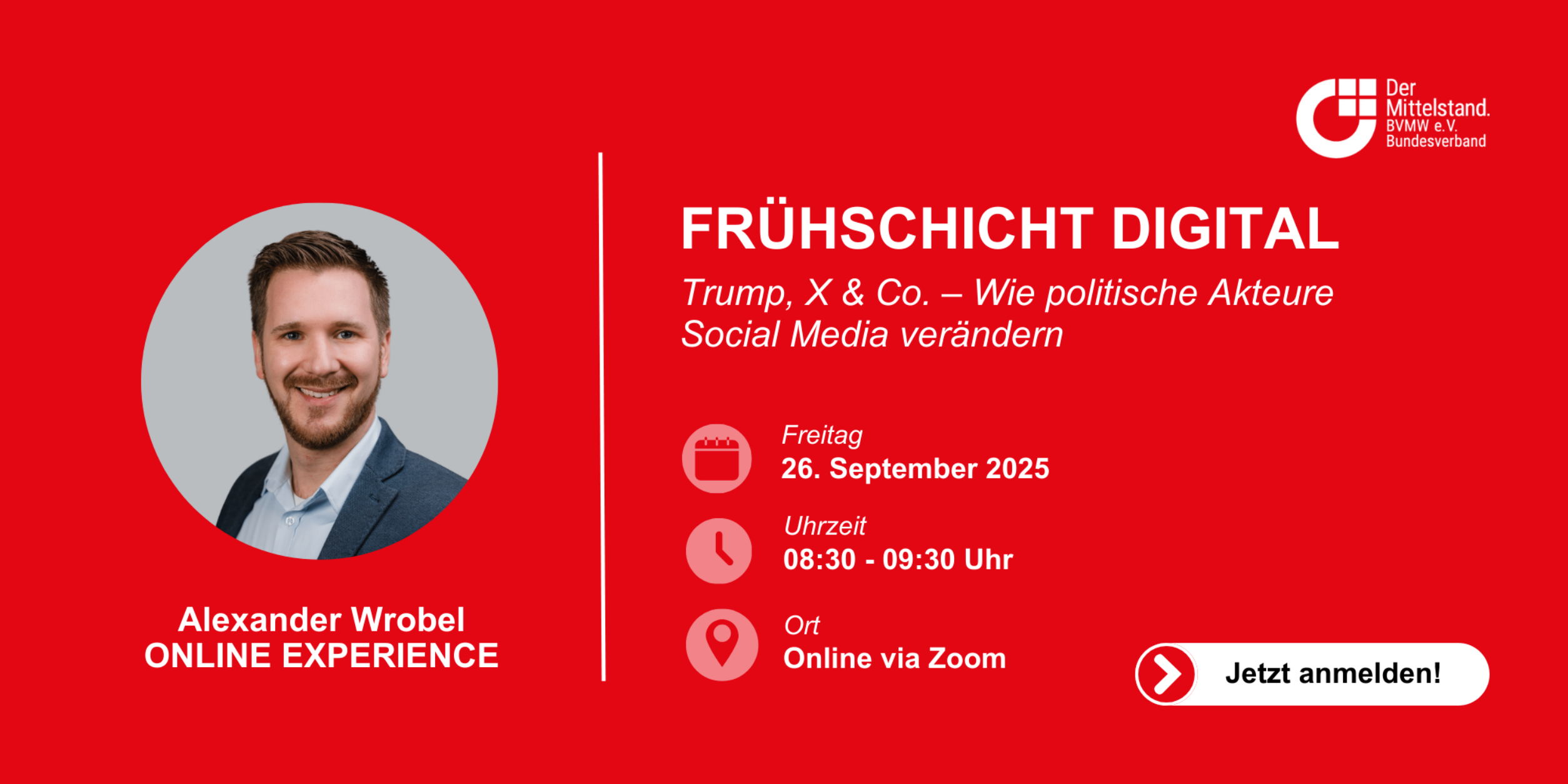 Header Frühschicht Digital | Trump, X & Co. – Wie politische Akteure Social Media verändern