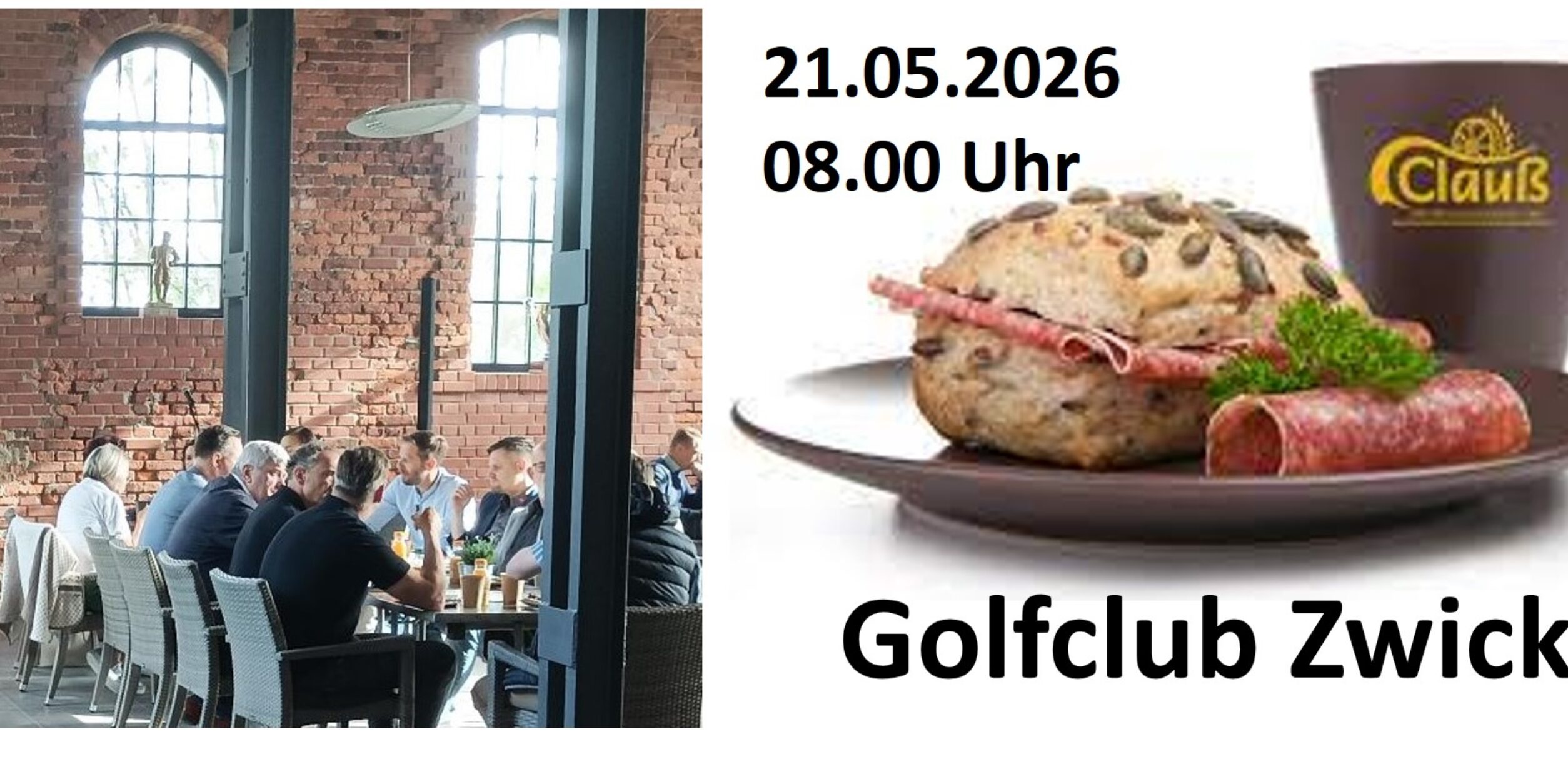 Header Talken im Golfclub - 37. Zwickauer Unternehmerfrühstück