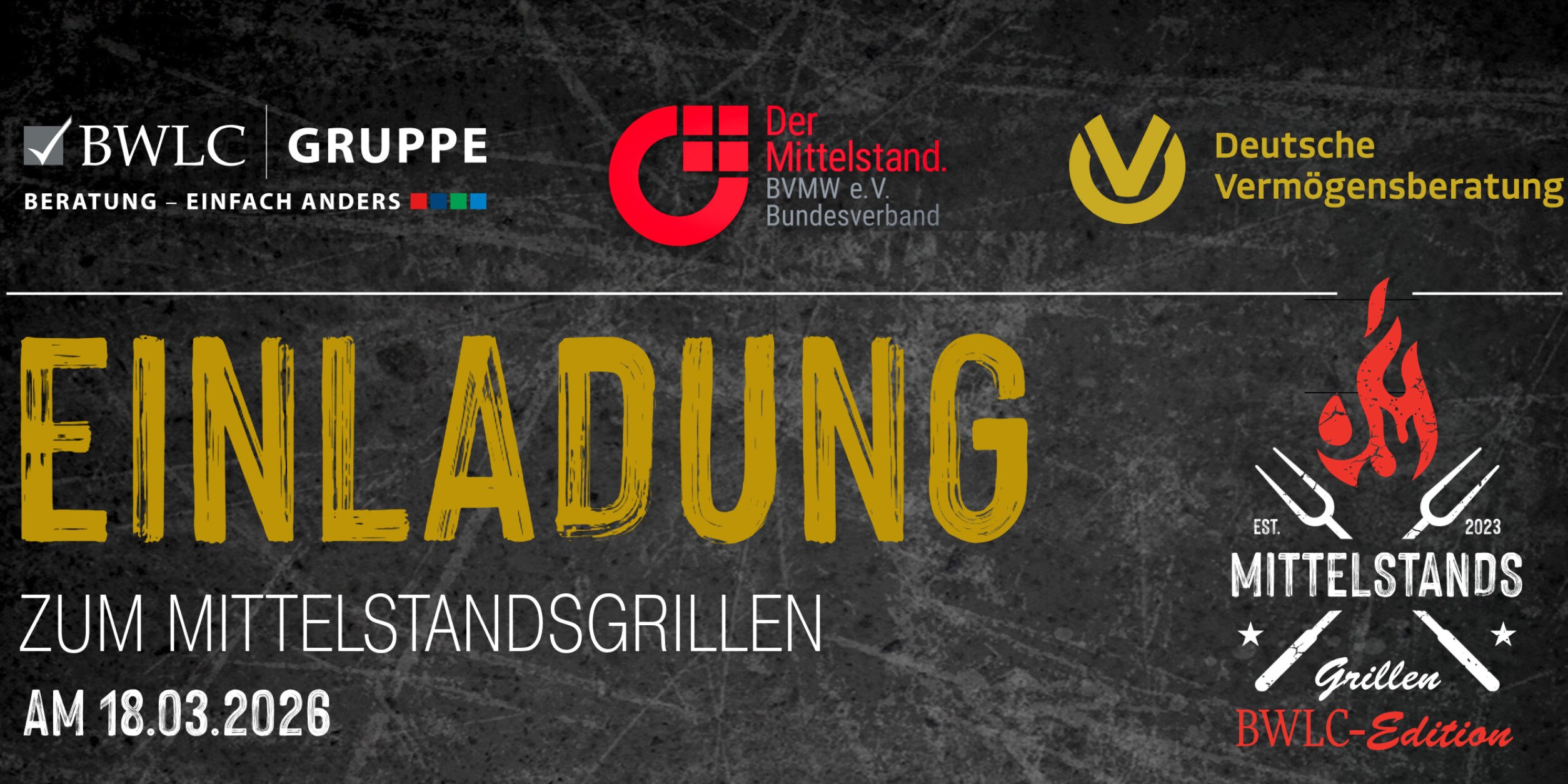 Header Mittelstandsgrillen am 18 März 2026 bei BWLC GmbH