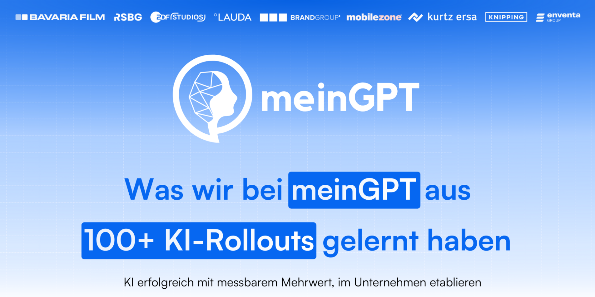 Header Was wir aus 100+ KI-Rollouts gelernt haben