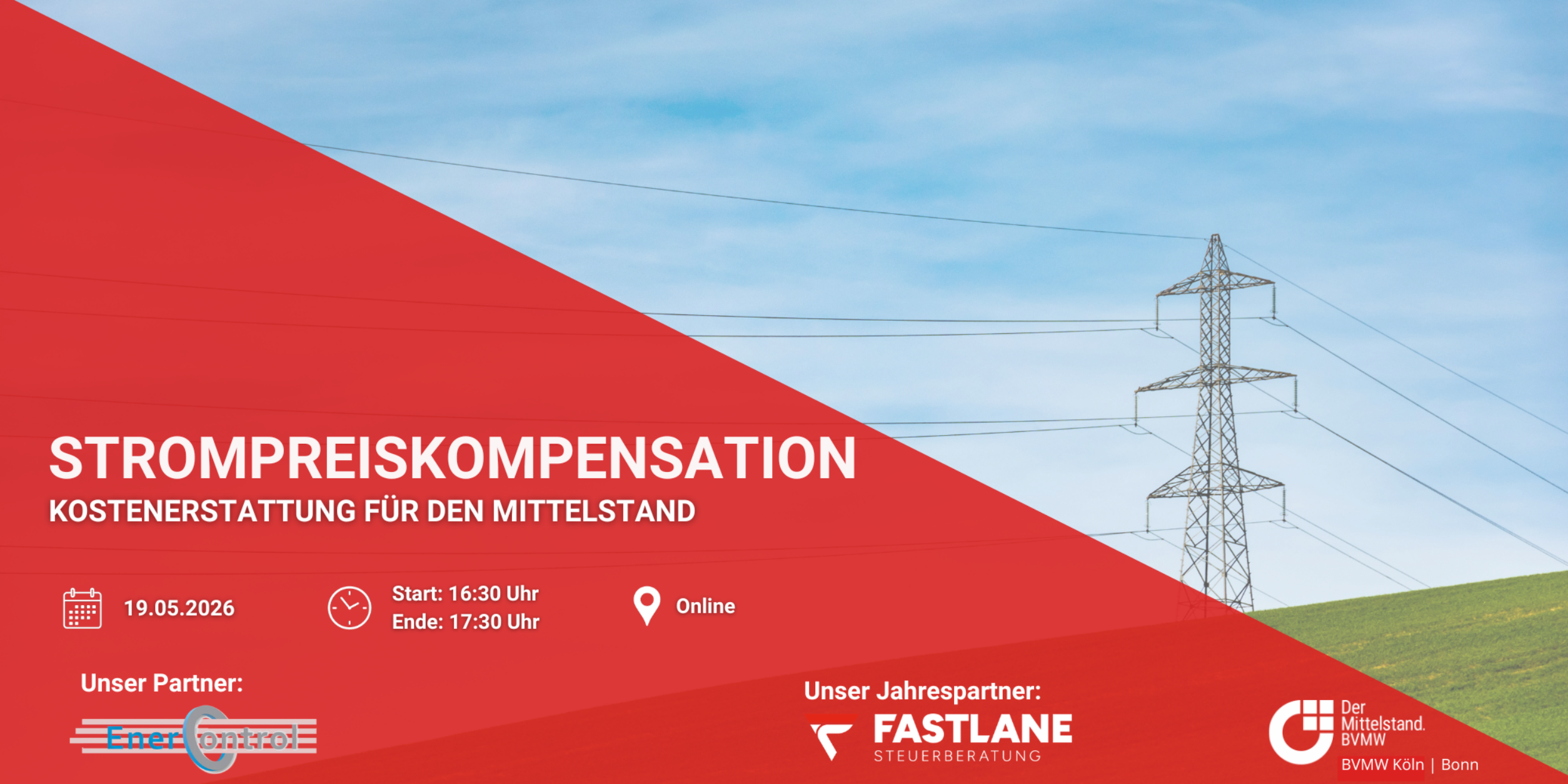 Header Strompreiskompensation - Kostenerstattungen für den Mittelstand