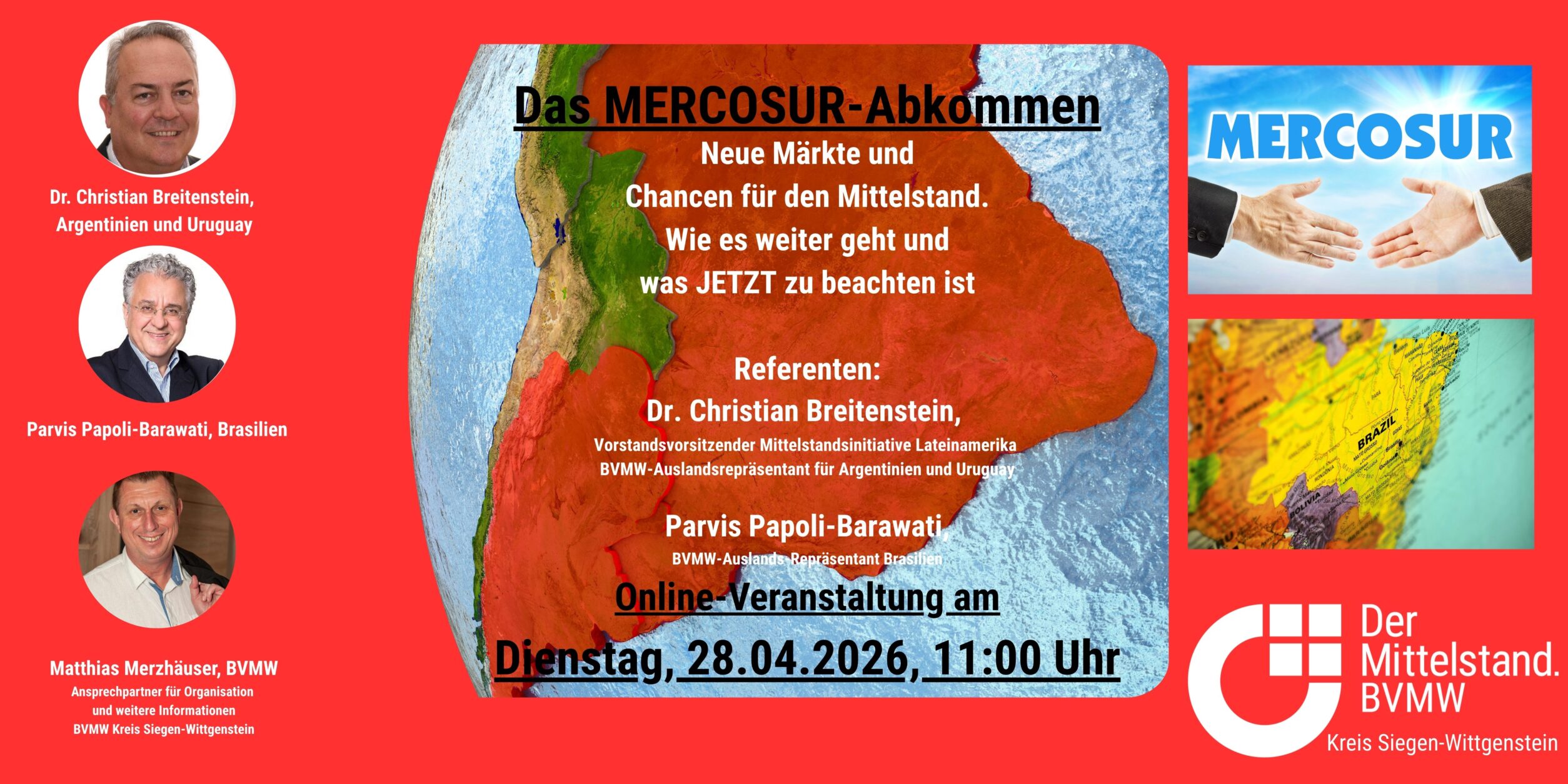Header Das MERCOSUR-Abkommen - Alternative zum unsicheren US-Markt?