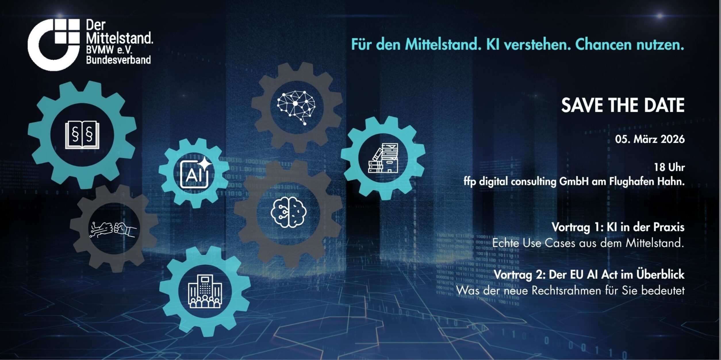 Header Für den Mittelstand. KI verstehen. Chancen nutzen.