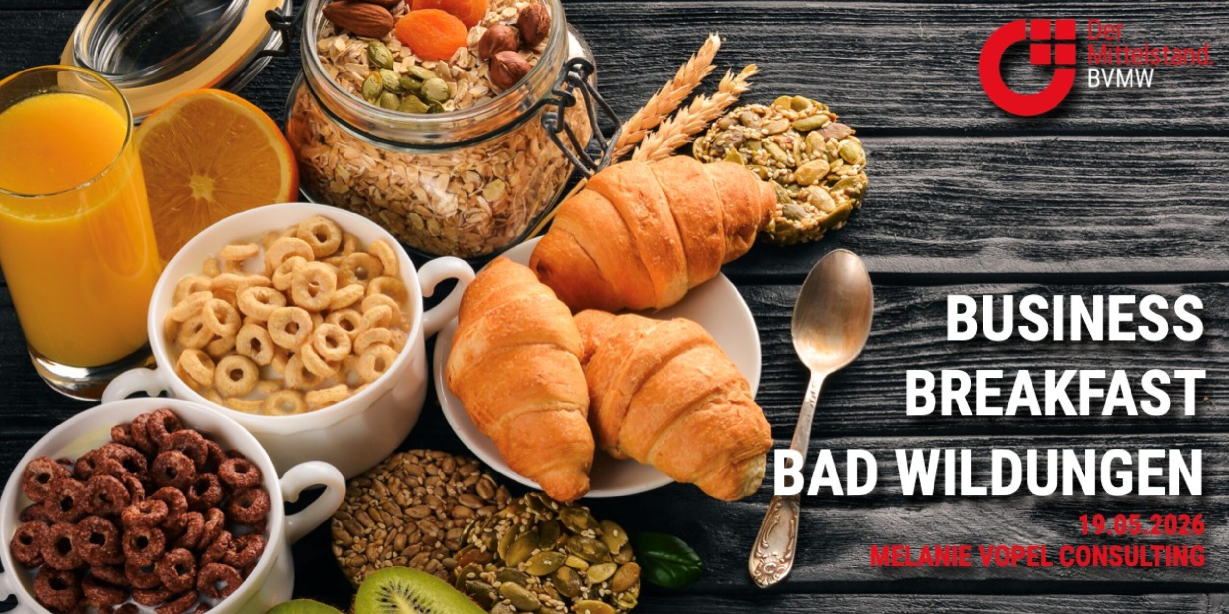 Header Business Breakfast Waldeck Frankenberg - Netzwerken am Morgen für den Mittelstand - Bad Wildungen