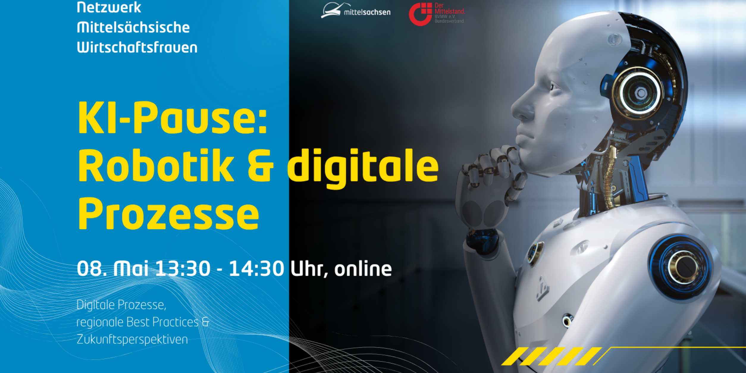 Header 2. KI‑Pause: Robotik & digitale Prozesse
