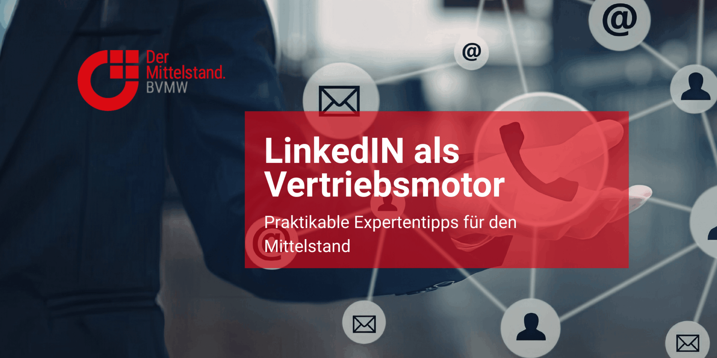 Header LinkedIN als Vertriebs- und Wachstumsmotor