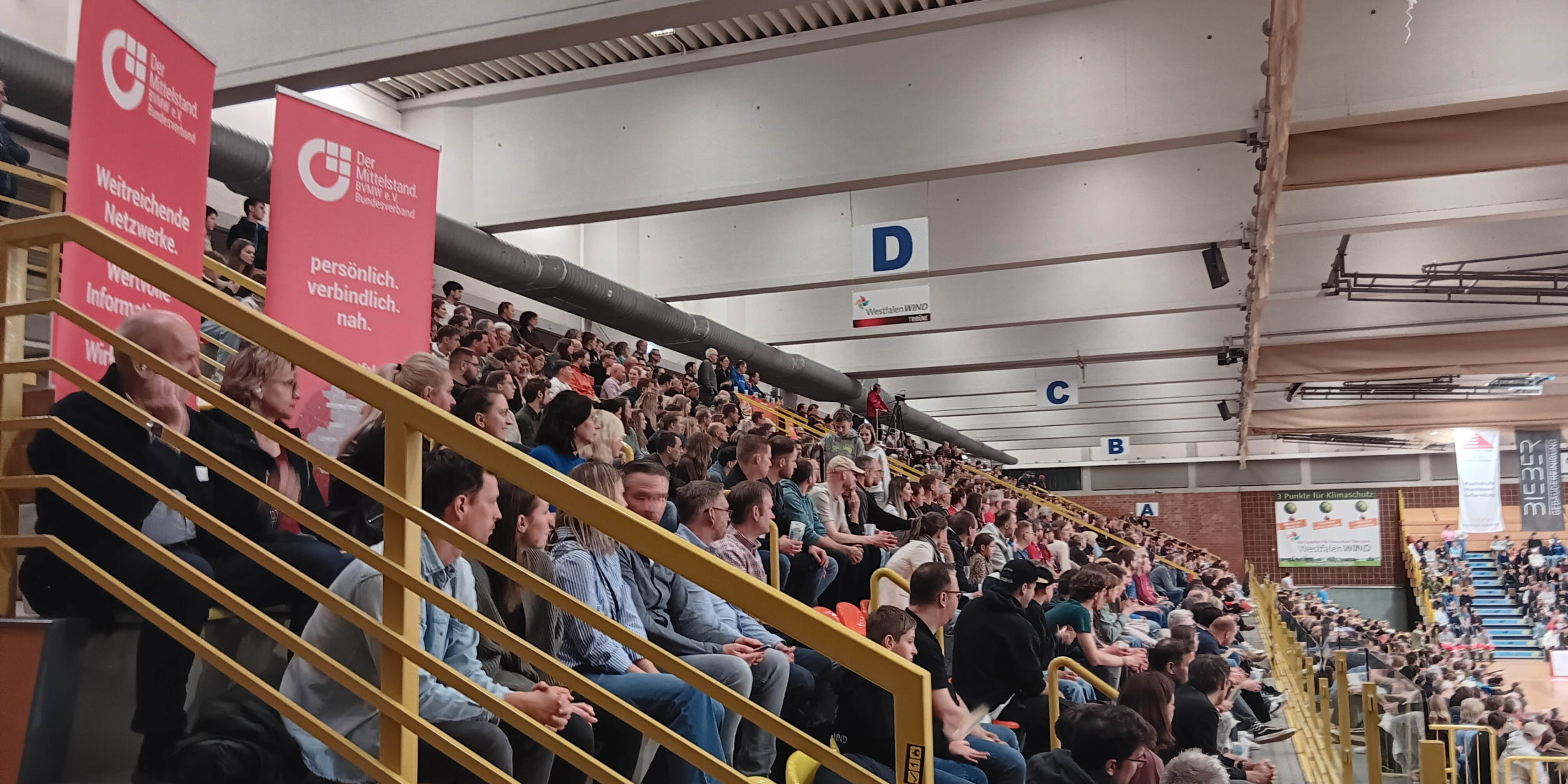 Header Mittelstand trifft Paderborn Baskets - gemeinsam Ziele in der Bundesliga erreichen