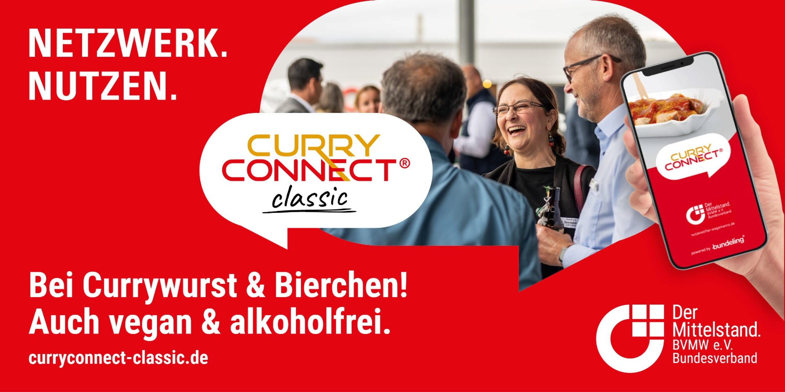 Header CurryConnect® CLASSIC (No. 31) - NETZWERKEN bei Currywurst & Feierabend-Bierchen (diesmal in Erkelenz)