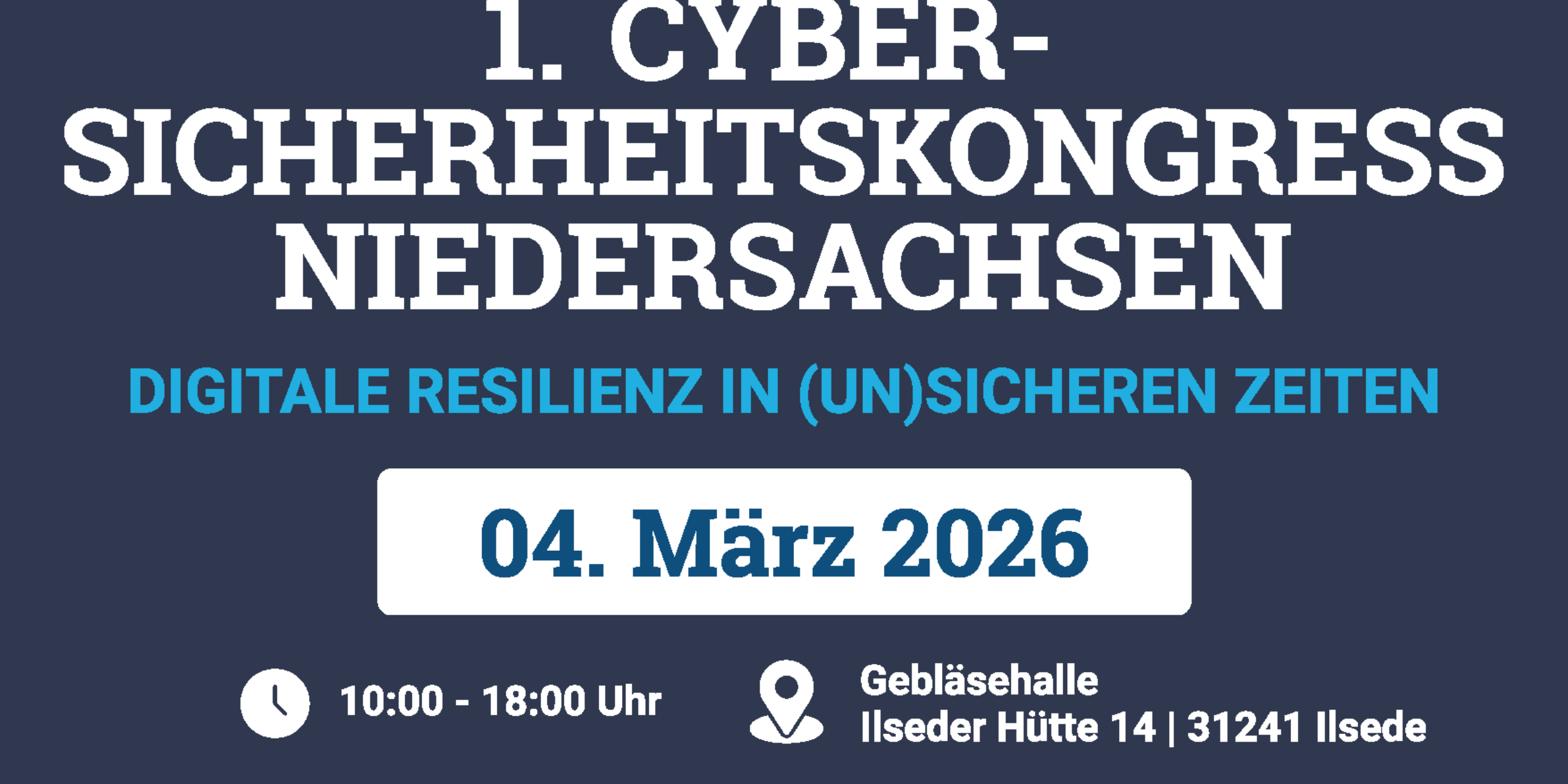 Header 1.CYBER-SICHERHEITSKONGRESS  NIEDERSACHSEN