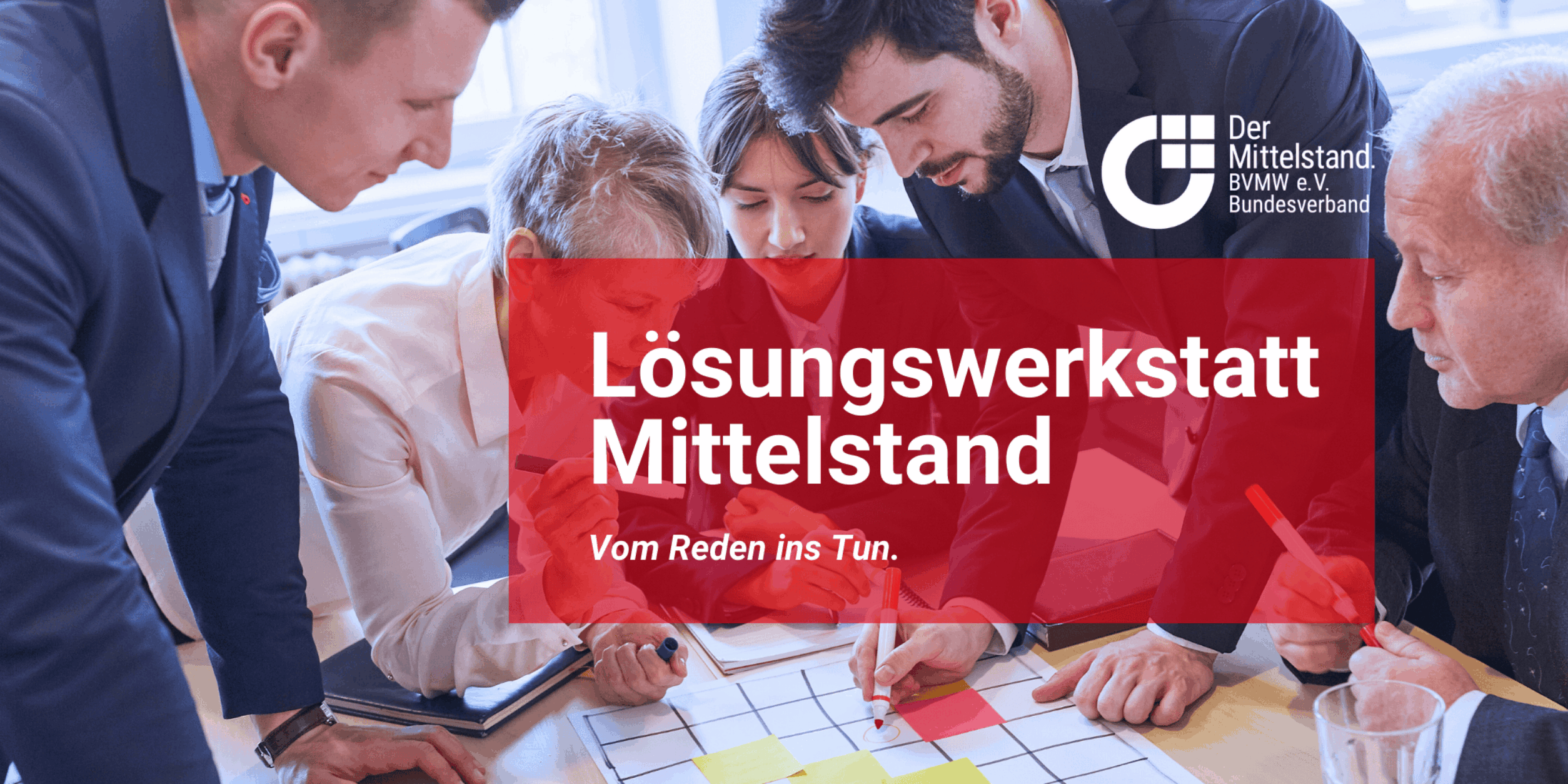 Header Lösungswerkstatt Mittelstand - Vom Reden ins Tun