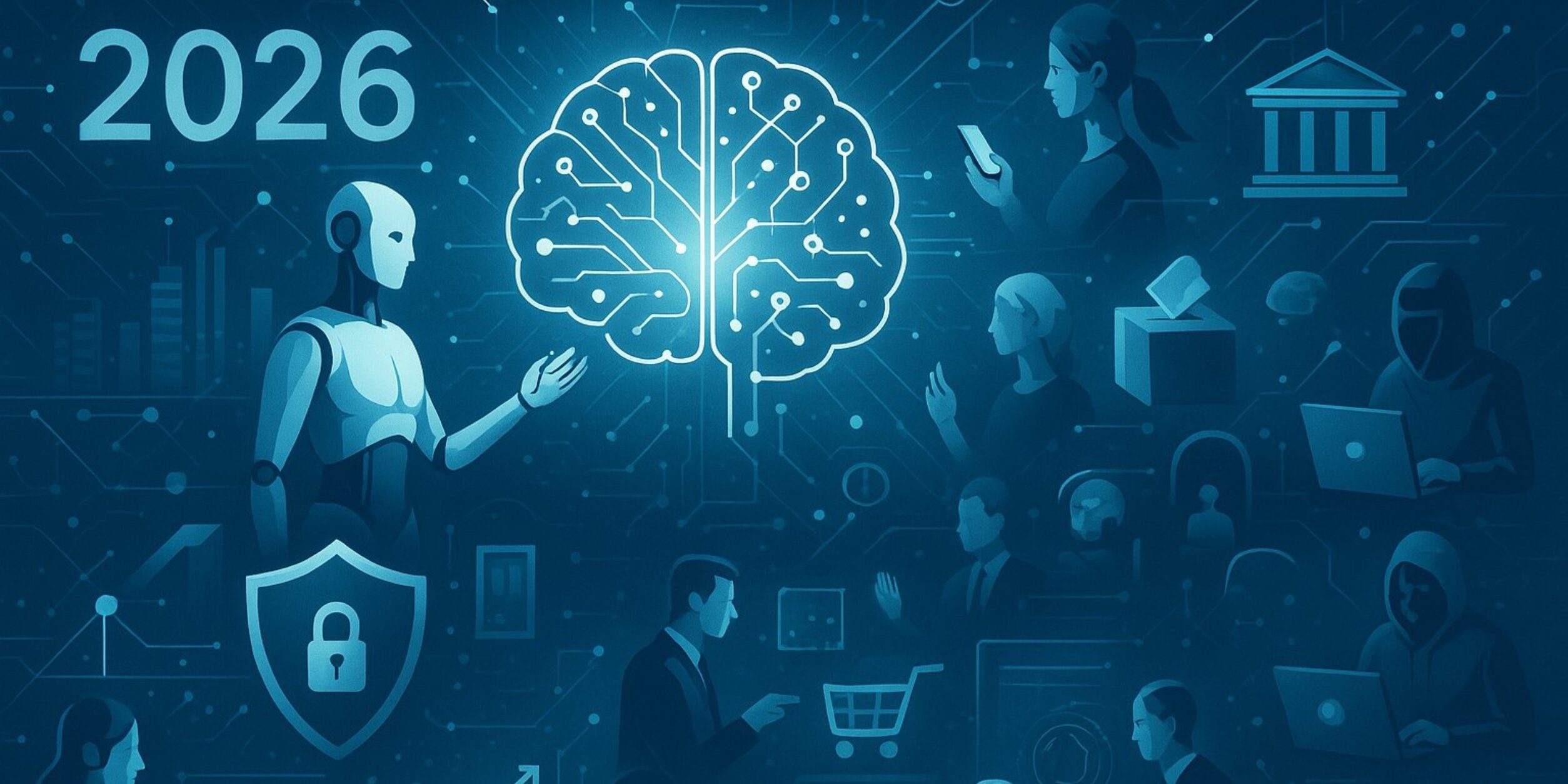 Header KI Ausblick 2026 - was Unternehmer jetzt wissen müssen