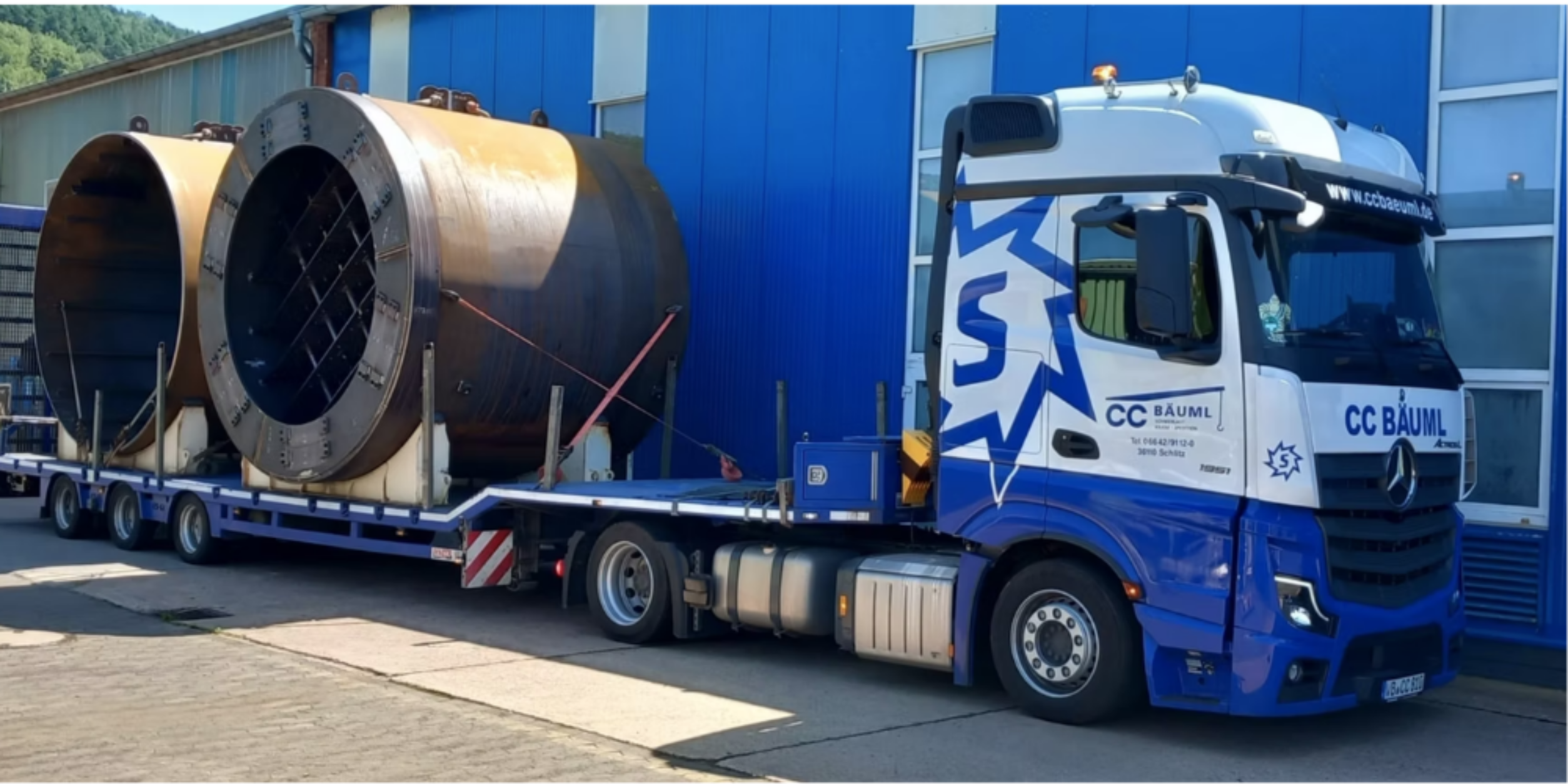 Header Hinter den Kulissen von ... CC Bäuml - der Schwerlastprofi