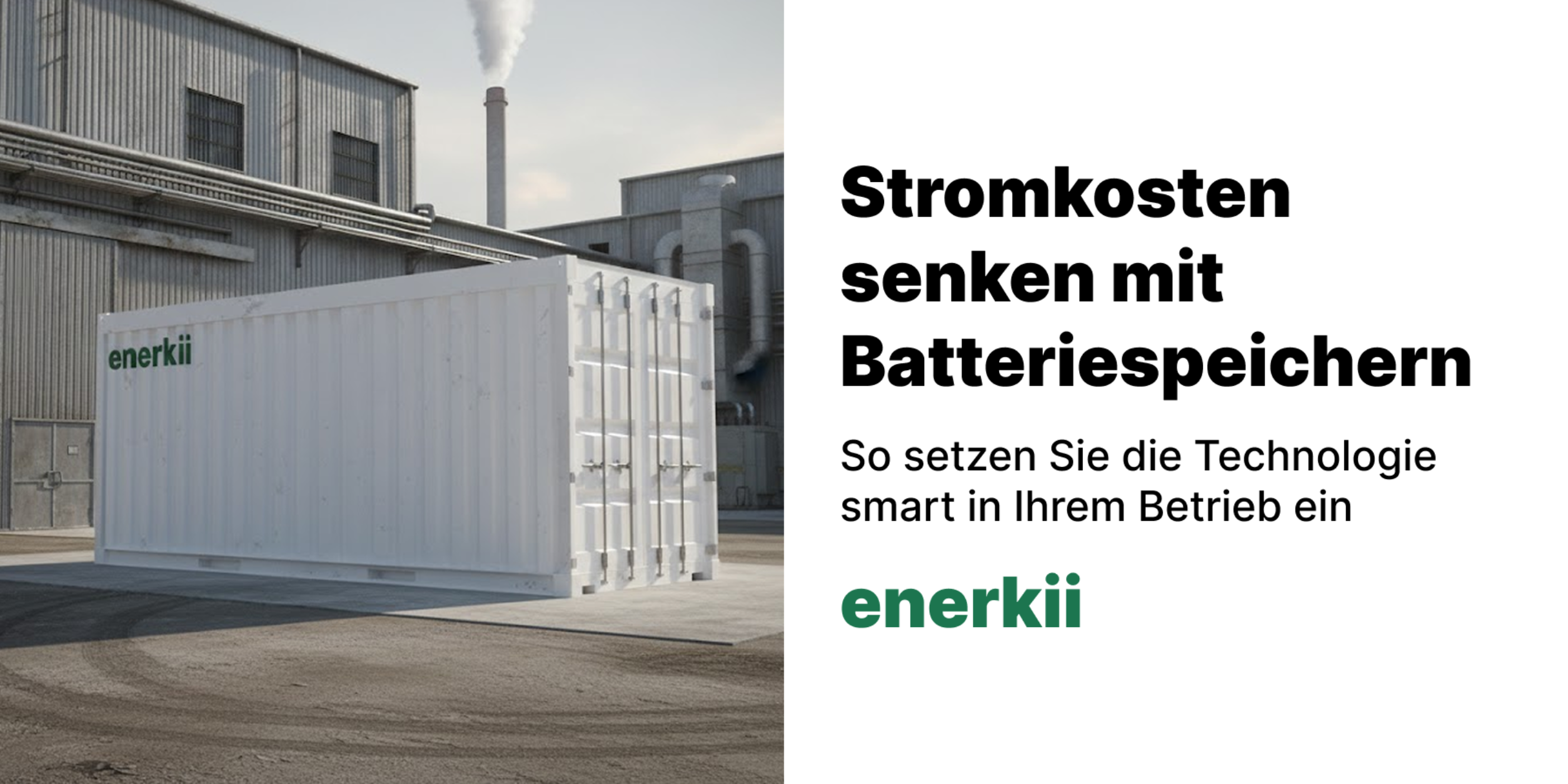 Header Gewerbe-Batteriespeicher: Der smarte Weg zu niedrigen Stromkosten