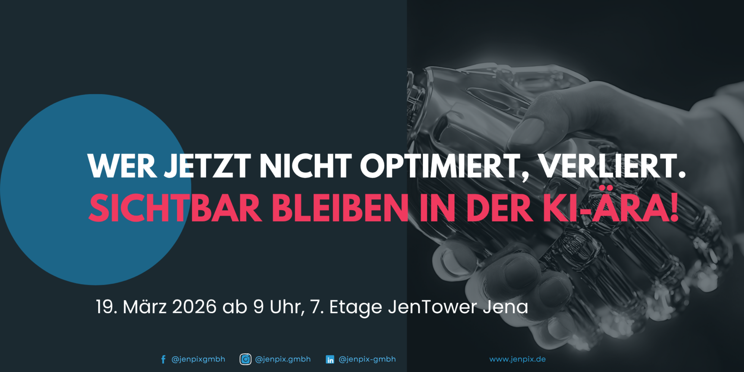 Header Wer jetzt nicht optimiert, verliert! Sichtbar bleiben in der KI-Ära