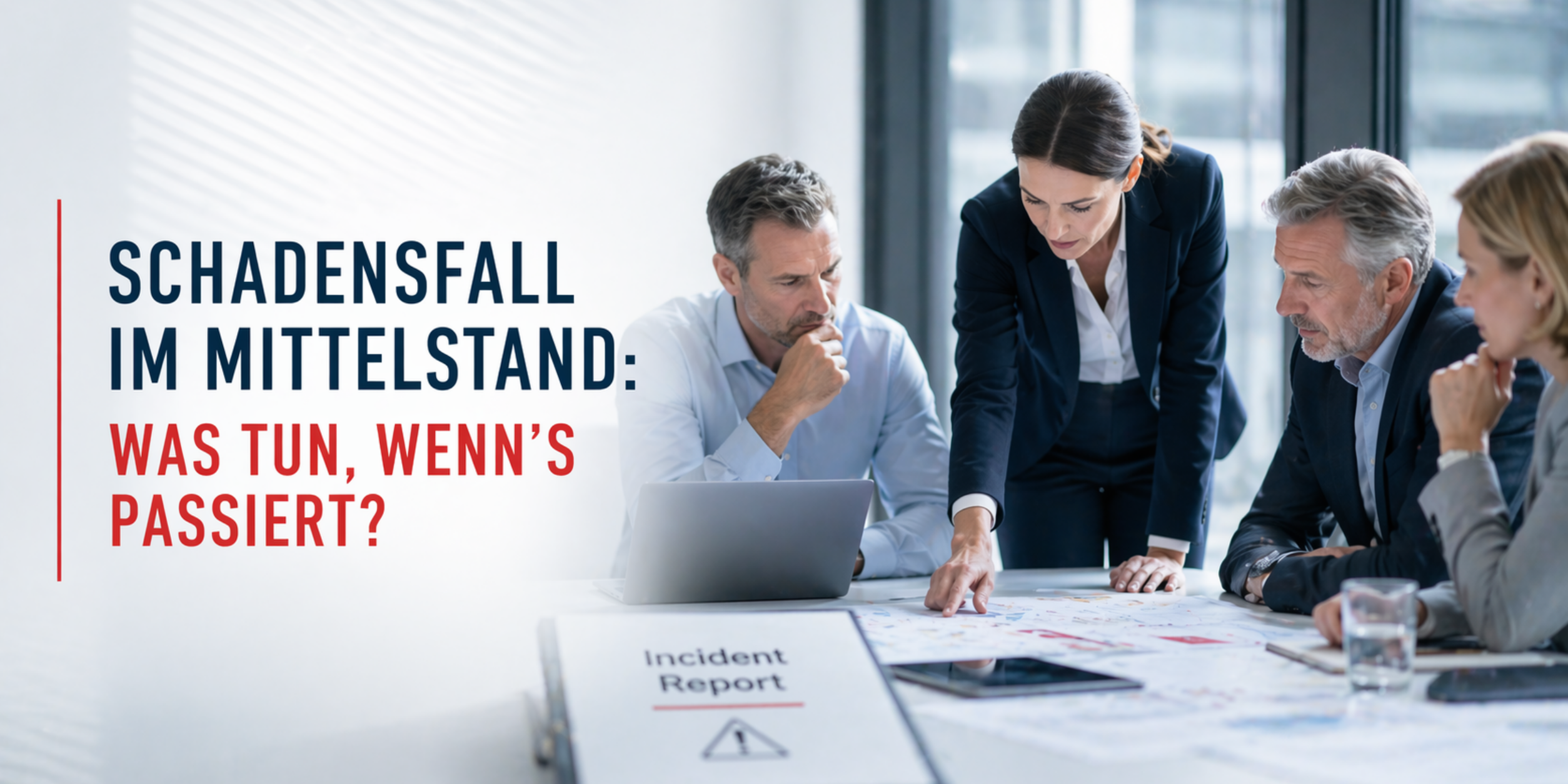 Header Schadensfall im Mittelstand: Was tun, wenn’s passiert?