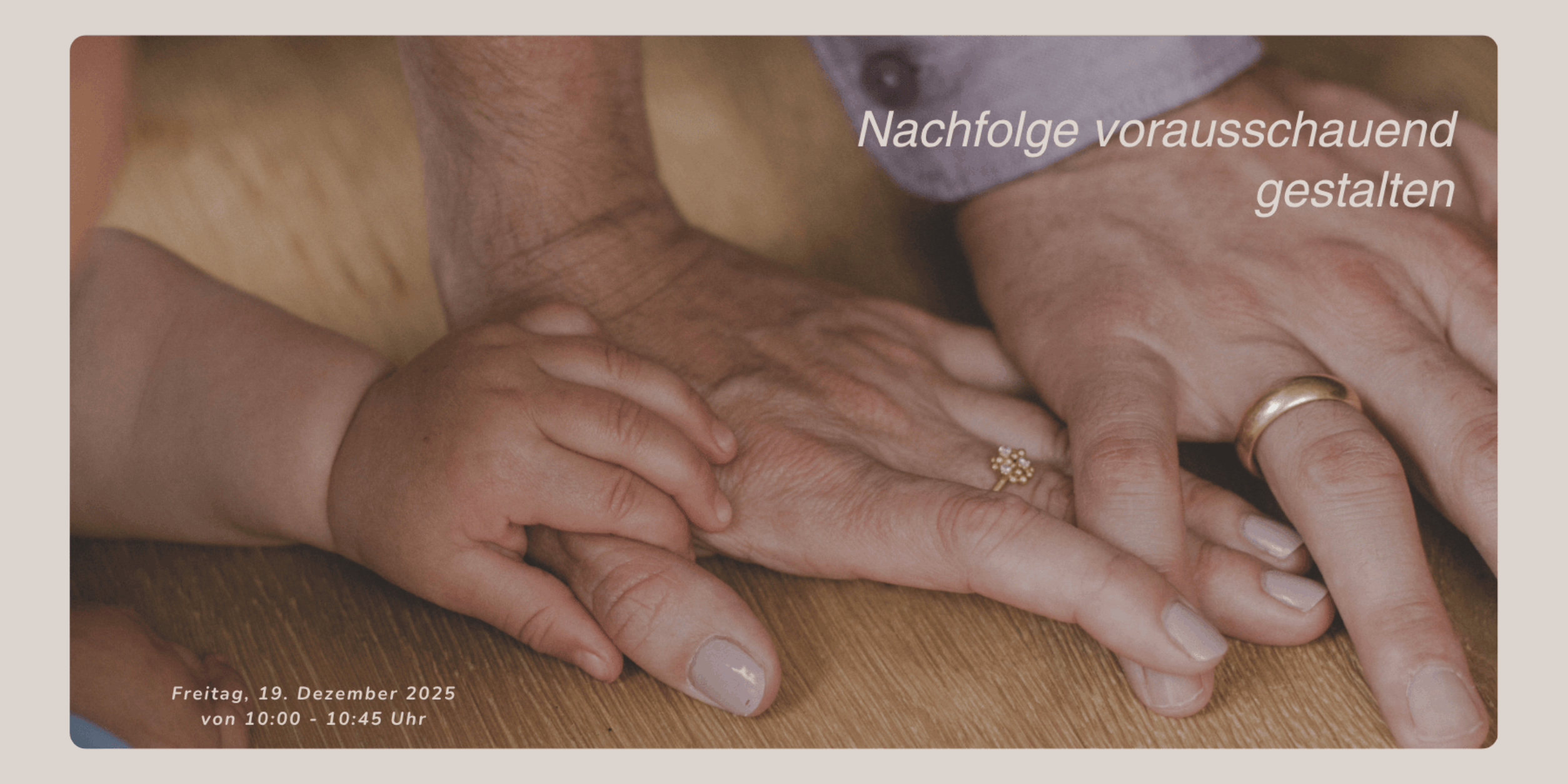 Header Weitsicht statt Streit: Wege zur erfolgreichen Nachfolgeplanung