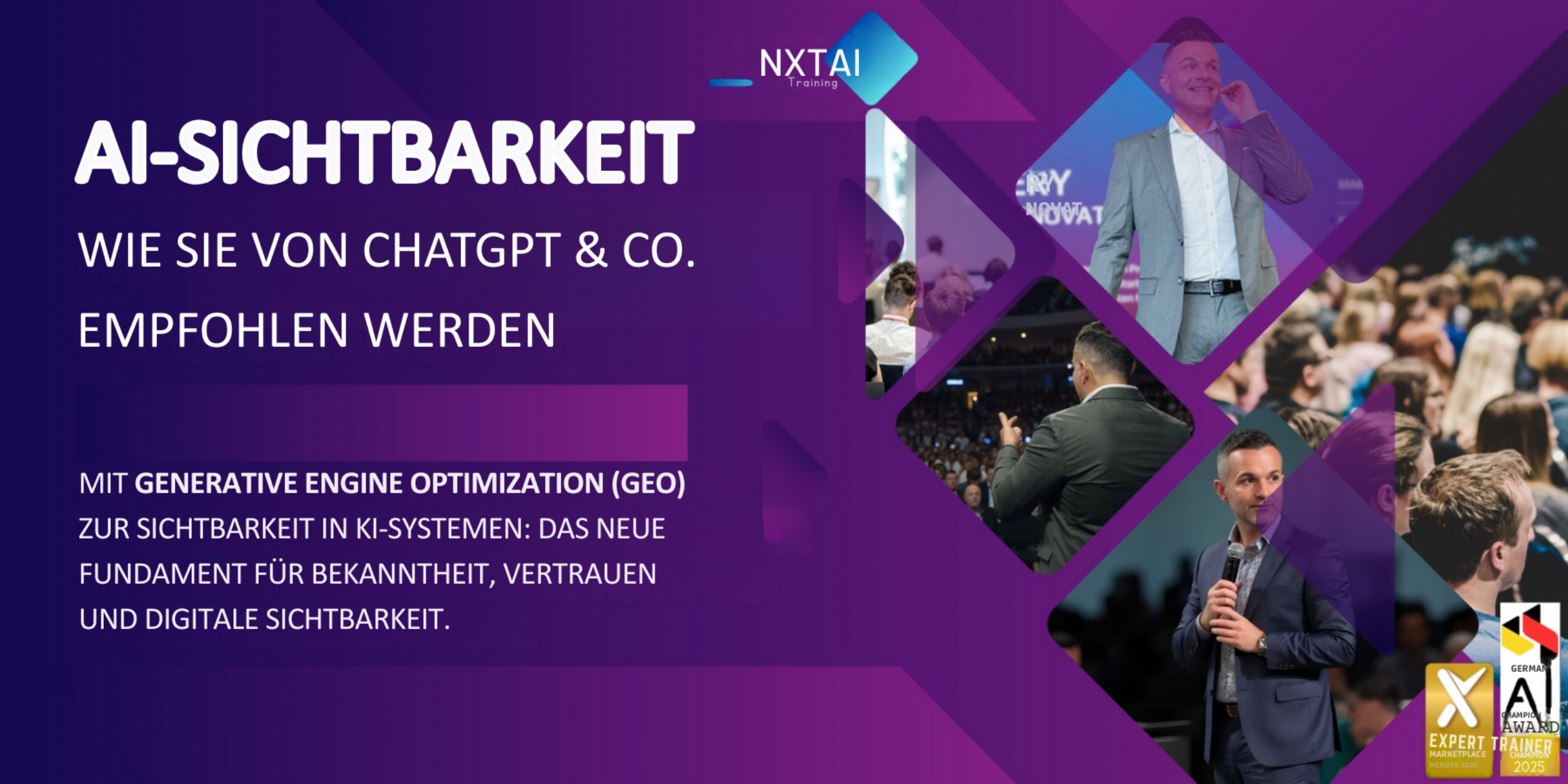 Header AI-Sichtbarkeit: Wie Sie von ChatGPT & Co. empfohlen werden