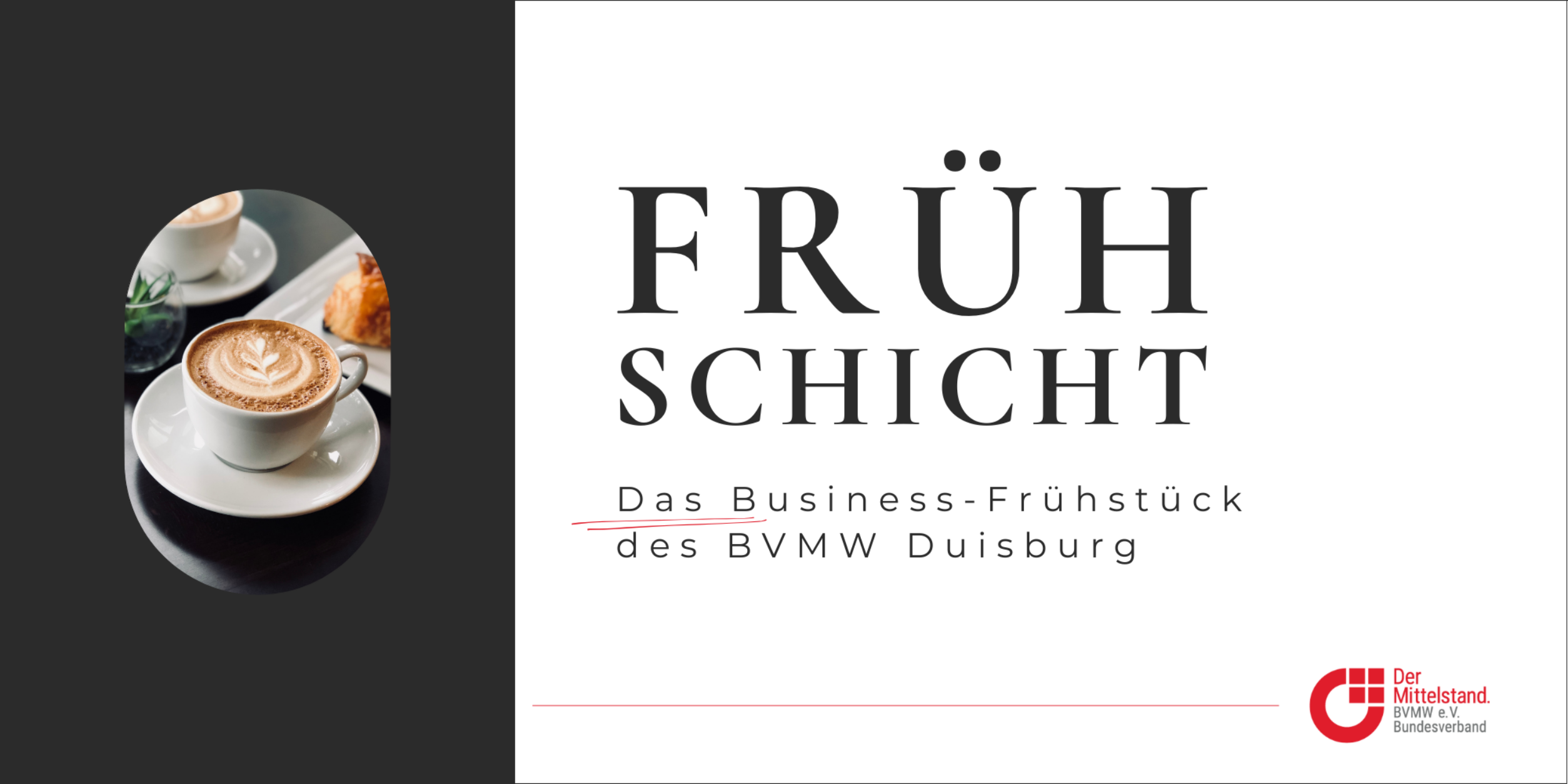 Header BVMW FRÜHschicht: "Gut gebettet" – im Premier Inn Duisburg