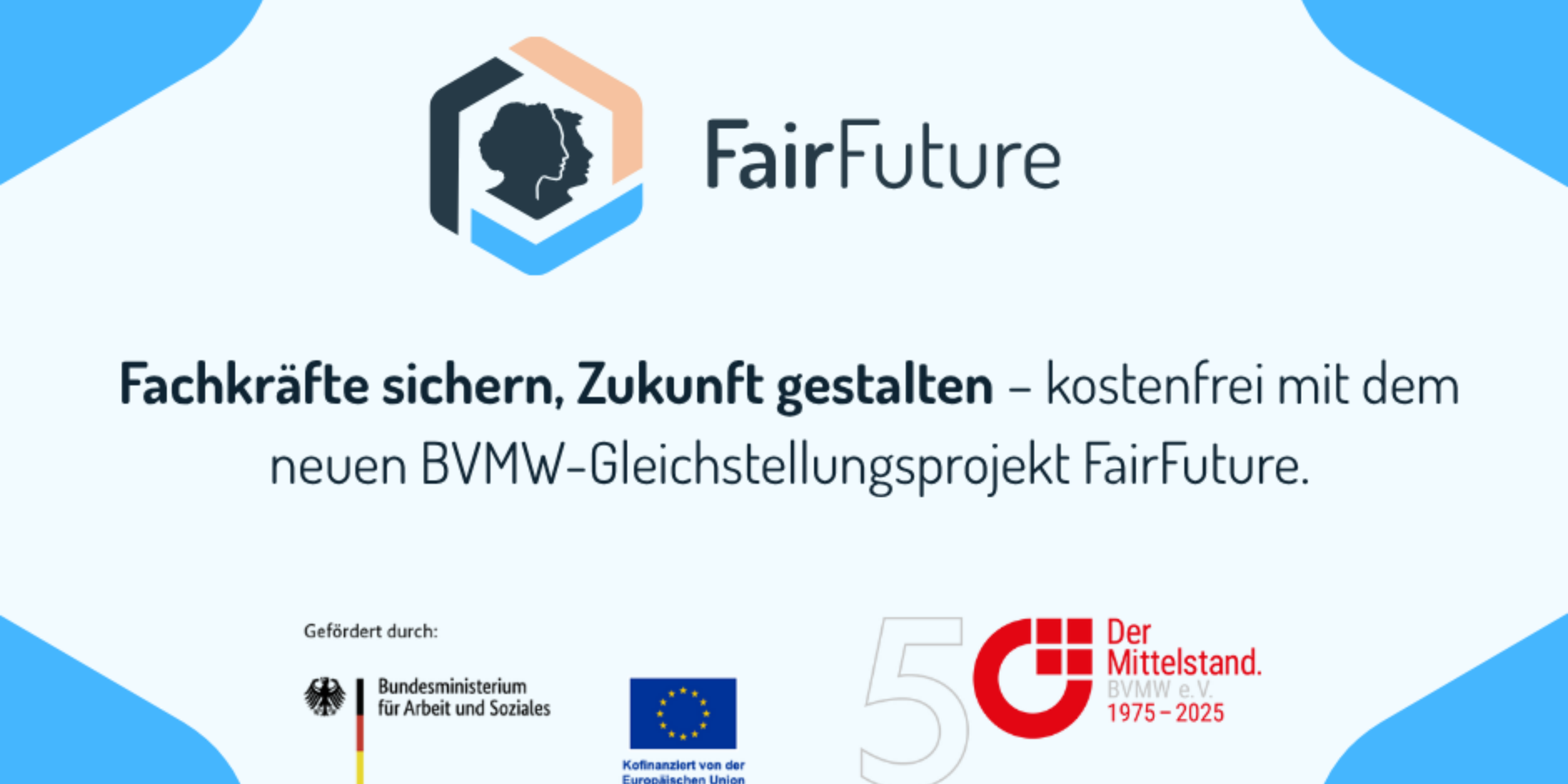 Header FairFuture-Projekt | Erfolgsfaktor Vereinbarkeit - wie Unternehmen Fachkräfte binden und Kosten senken