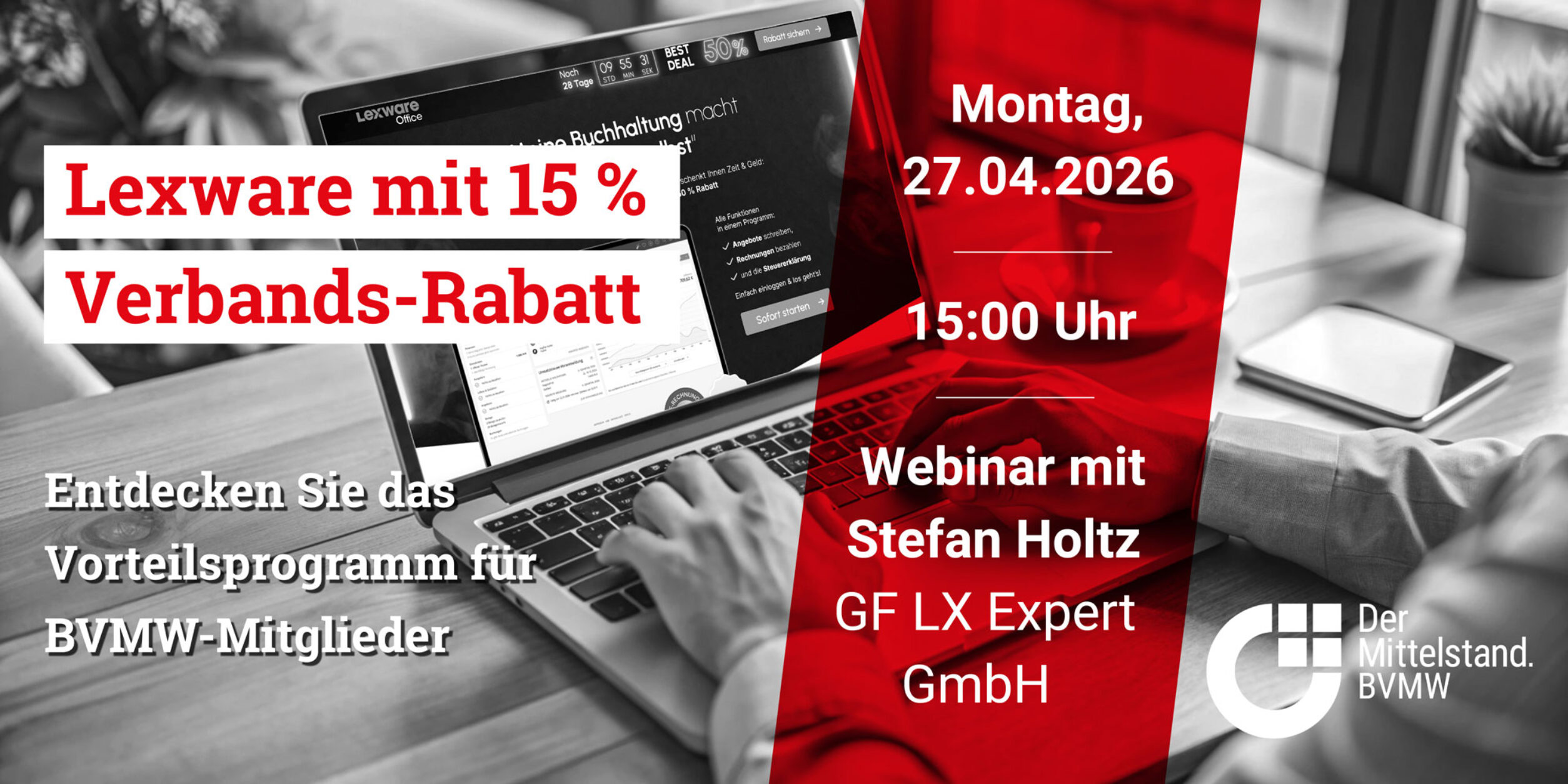 Header Exklusiver BVMW-Webimpuls: Mehr als nur Software-Rabatte