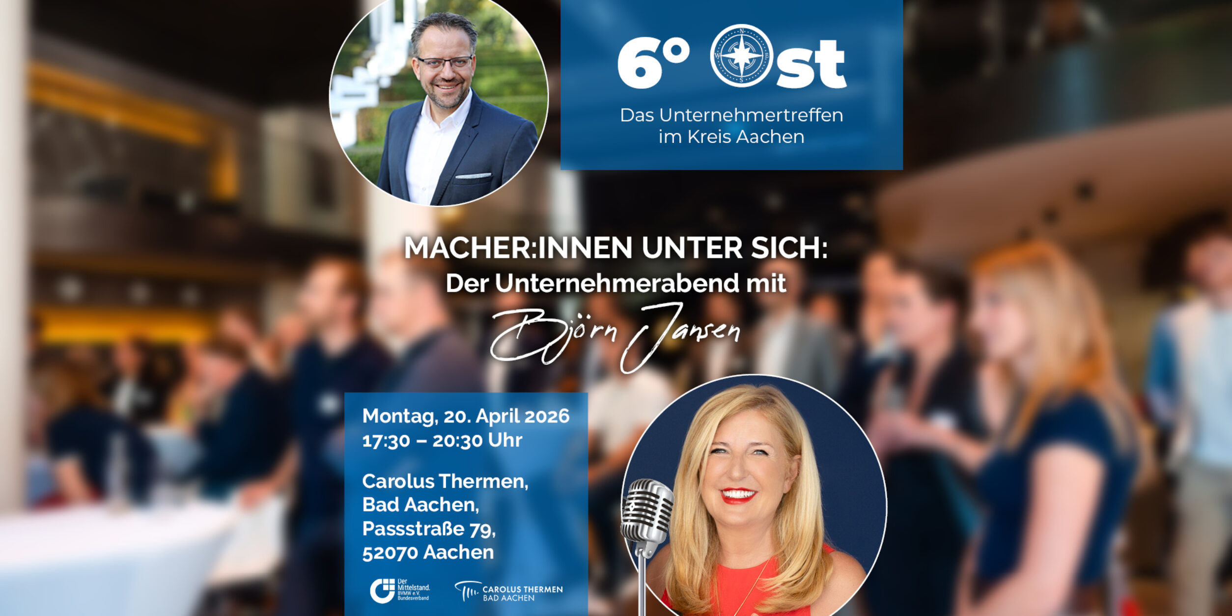 Header 6° Ost, Aachen:innen unter sich.