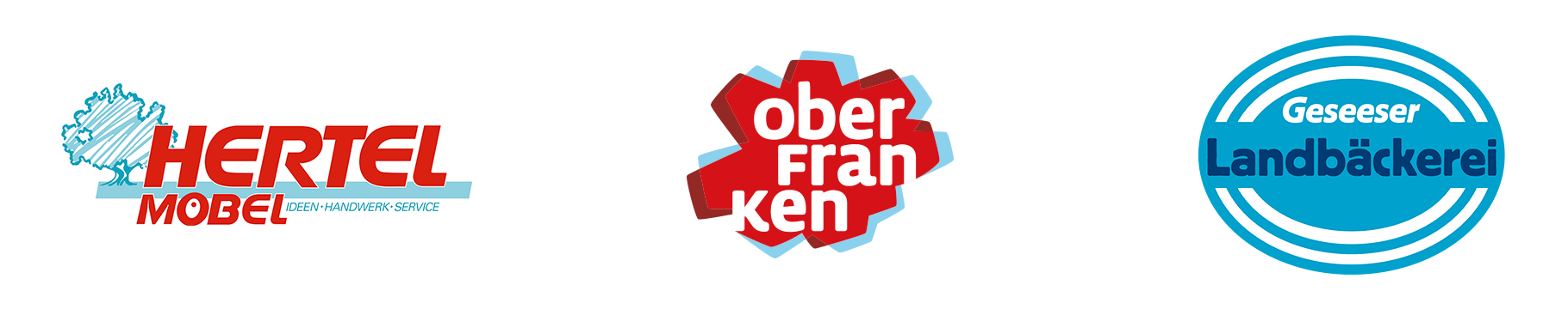 Bayreuther Unternehmertage 2024 - Lokale Partner: Hertel Möbel, Oberfranken offensiv, Geseeser Landbäckerei