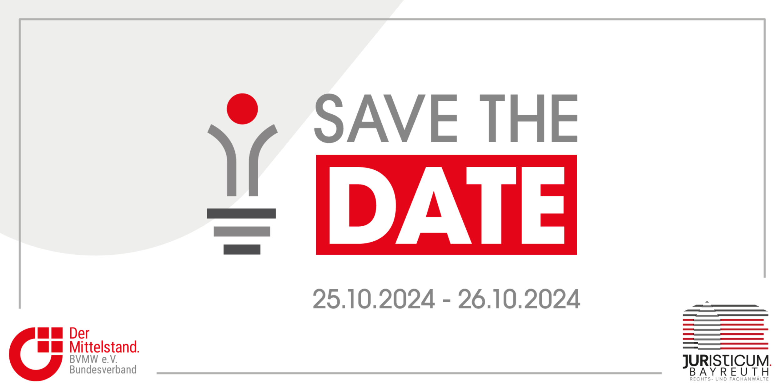 Save the Date - Bayreuther Unternehmertage 2024