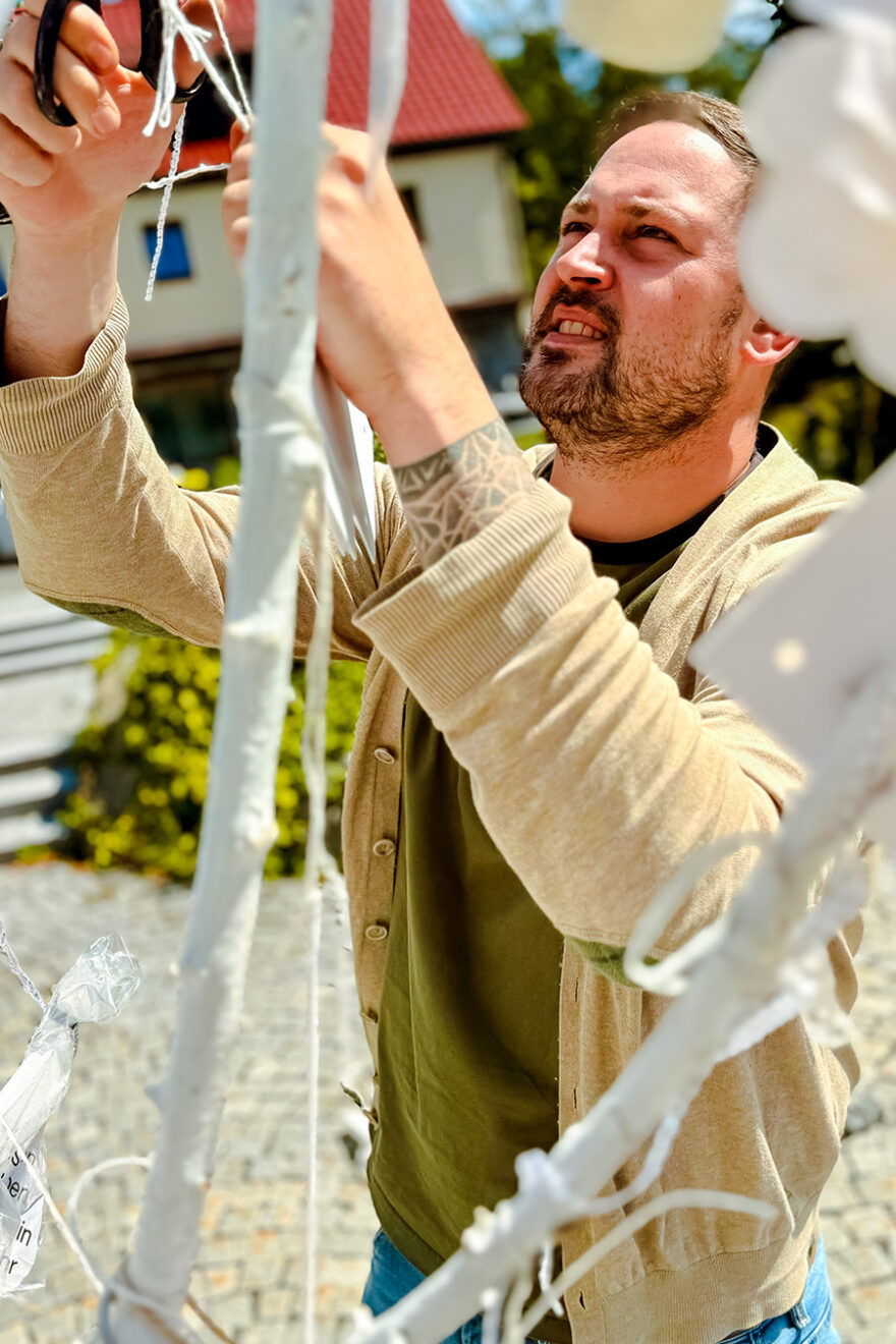 Wunschbaum-Abholung in Fichtelberg - Weiße Nacht am Fichtelsee 2025 - BVMW Oberfranken/Bayreuth