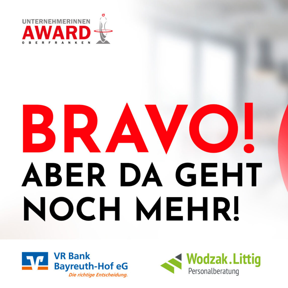 Unternehmerinnen Award 2023 Oberfranken