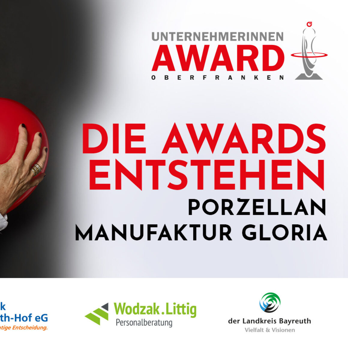 Unternehmerinnen Award 2025 - Die Awards entstehen - Porzellan Manufaktur GLORIA aus Bayreuth