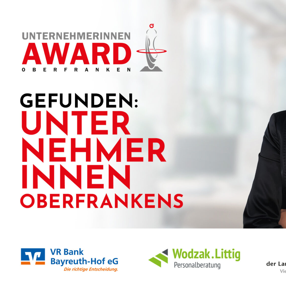 Unternehmerinnen Award 2025 - Unternehmerinnen Oberfrankens gefunden