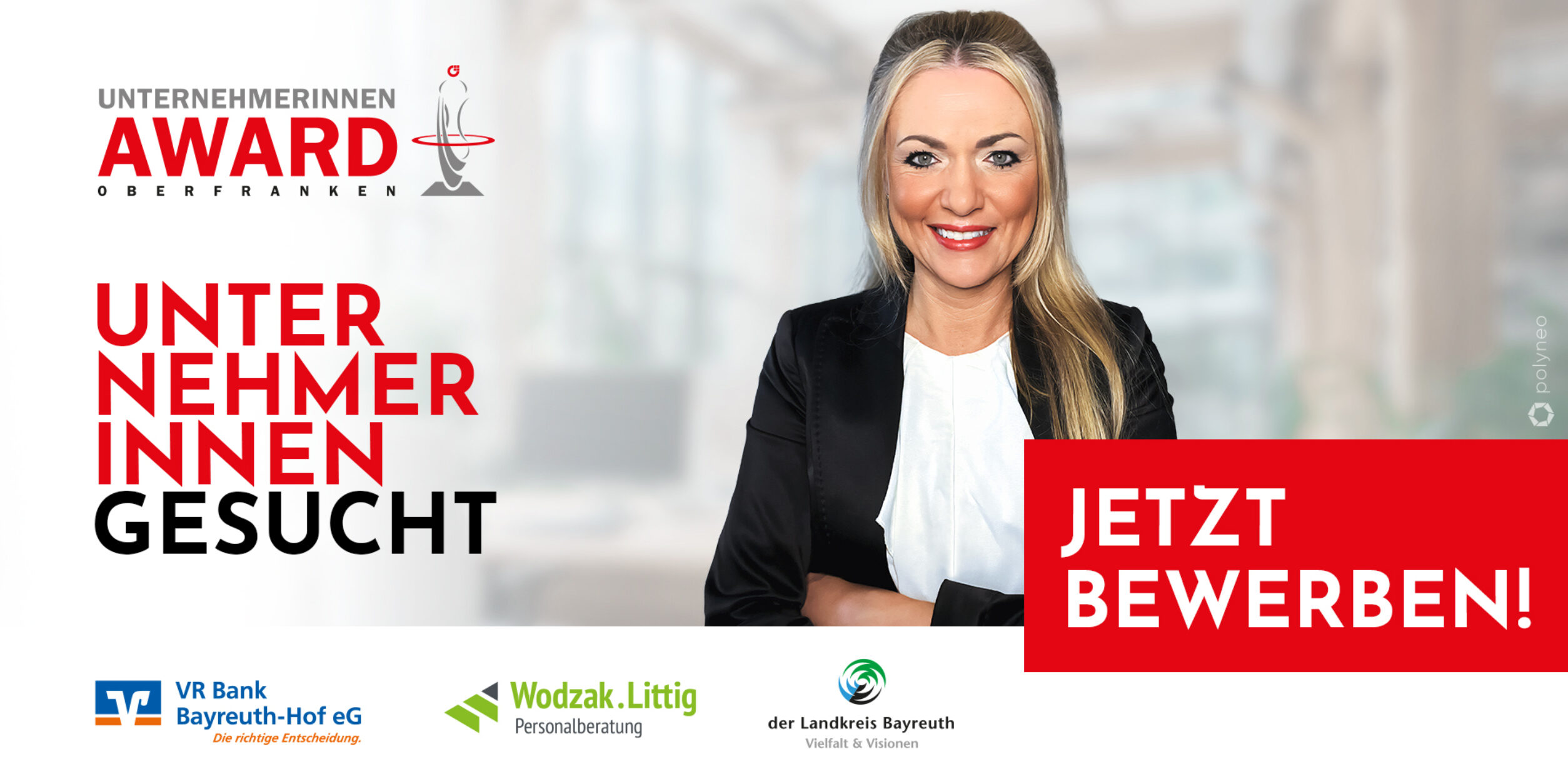 Unternehmerinnen Award 2025 - Unternehmerinnen gesucht