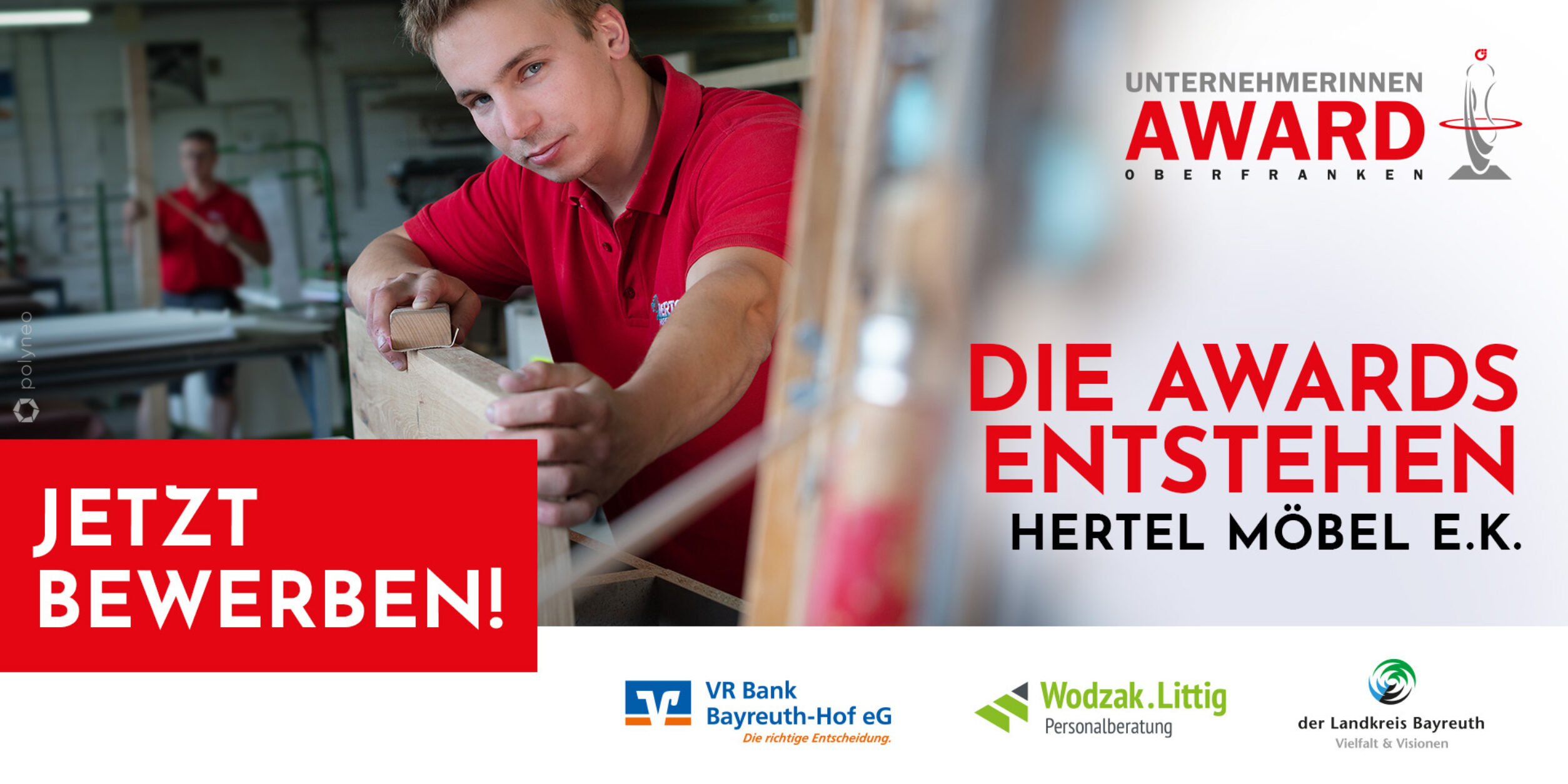 Unternehmerinnen Award 2025 - Die Awards entstehen - Hertel Möbel e.K. aus Gesees