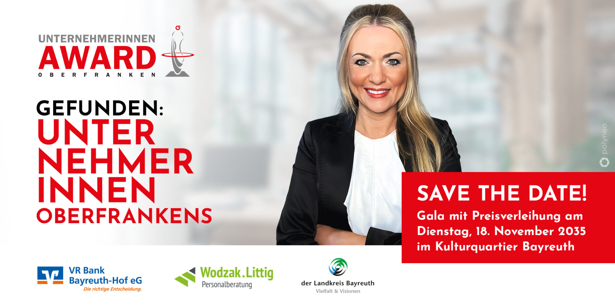 Unternehmerinnen Award 2025 - Unternehmerinnen Oberfrankens gefunden