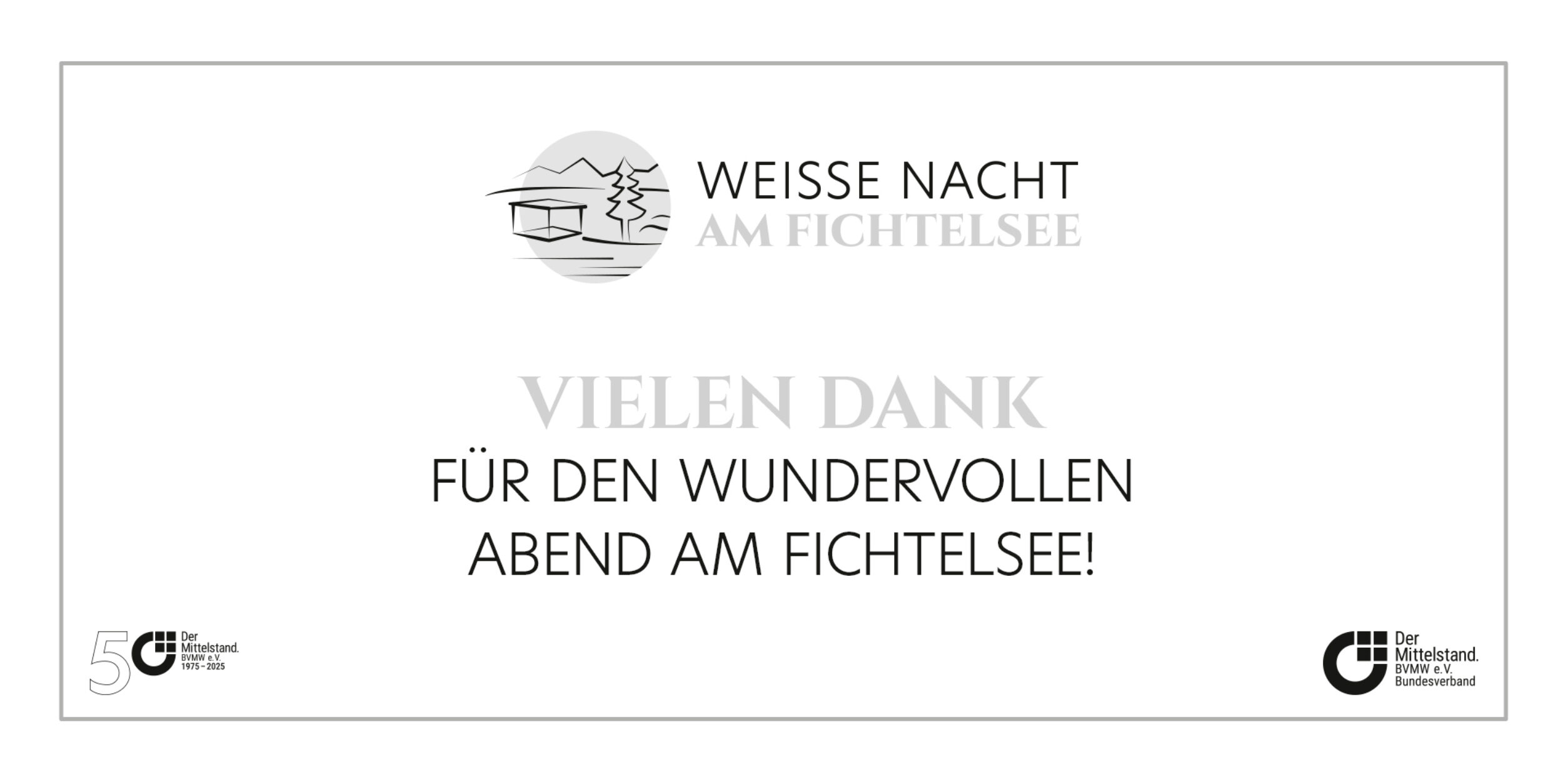 Beitrag mit dem Titel Vielen Dank nach der Weißen Nacht am Fichtelsee 2025