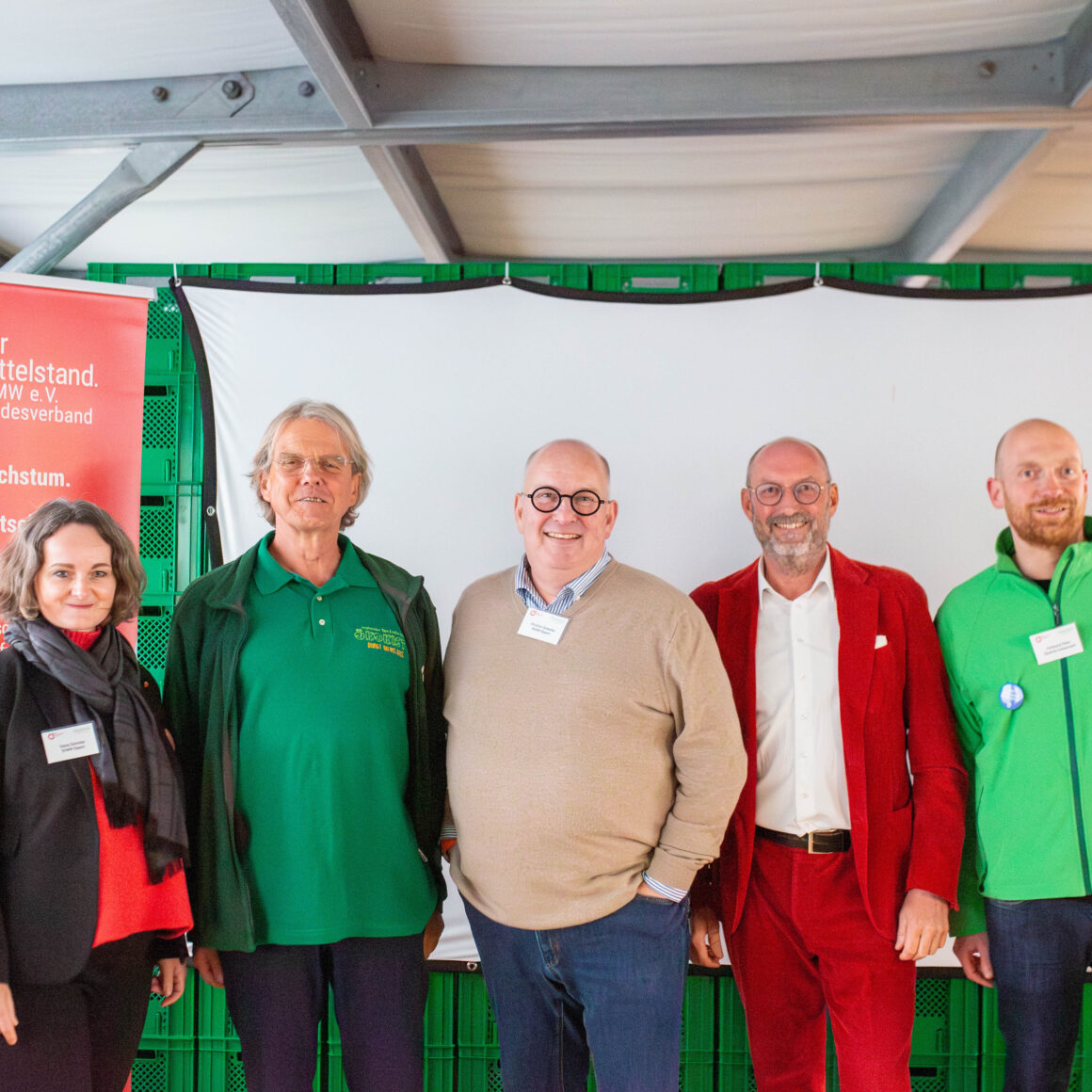 v.l.n.r.: Diana Dümmler, Veit Plietz, Christian Göwecke, Karlheinz Illner, Ferdinand Plietz