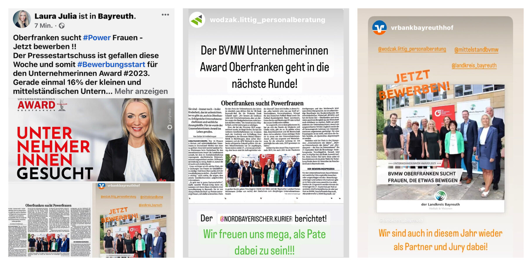 Medienecho Pressekonferenz BVMW Unternehmerinnen Award 2023