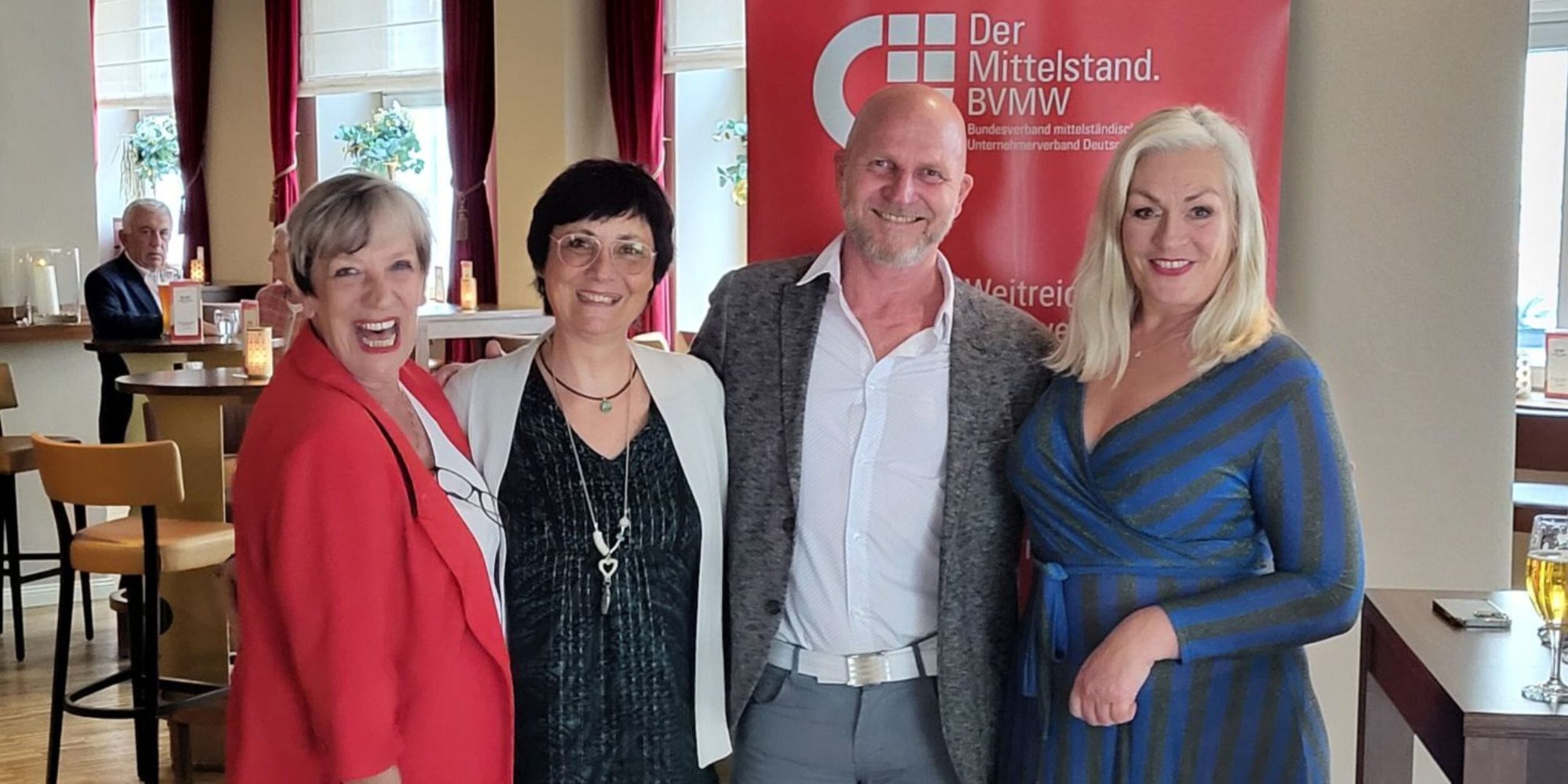 v.l.n.r.: C. Matheja, S. Bertschi, J. Ziegler, S. Kraus  - BVMW