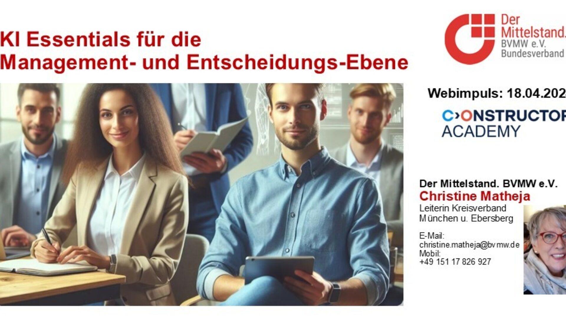 Werbung Videoaufzeichung KI Essentials