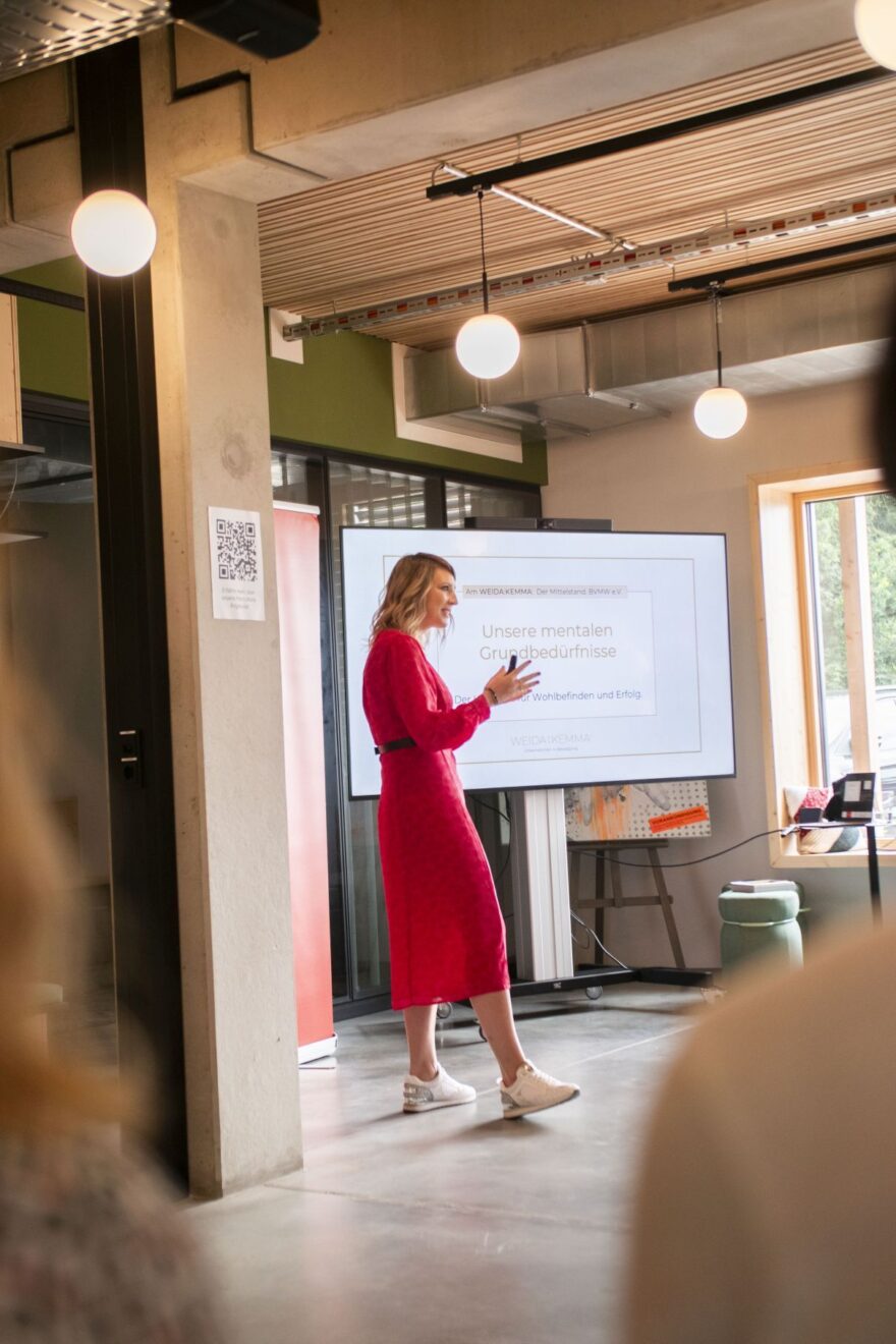 Katharina Fagerer, Weida:Kemma beim Impulsvortrag